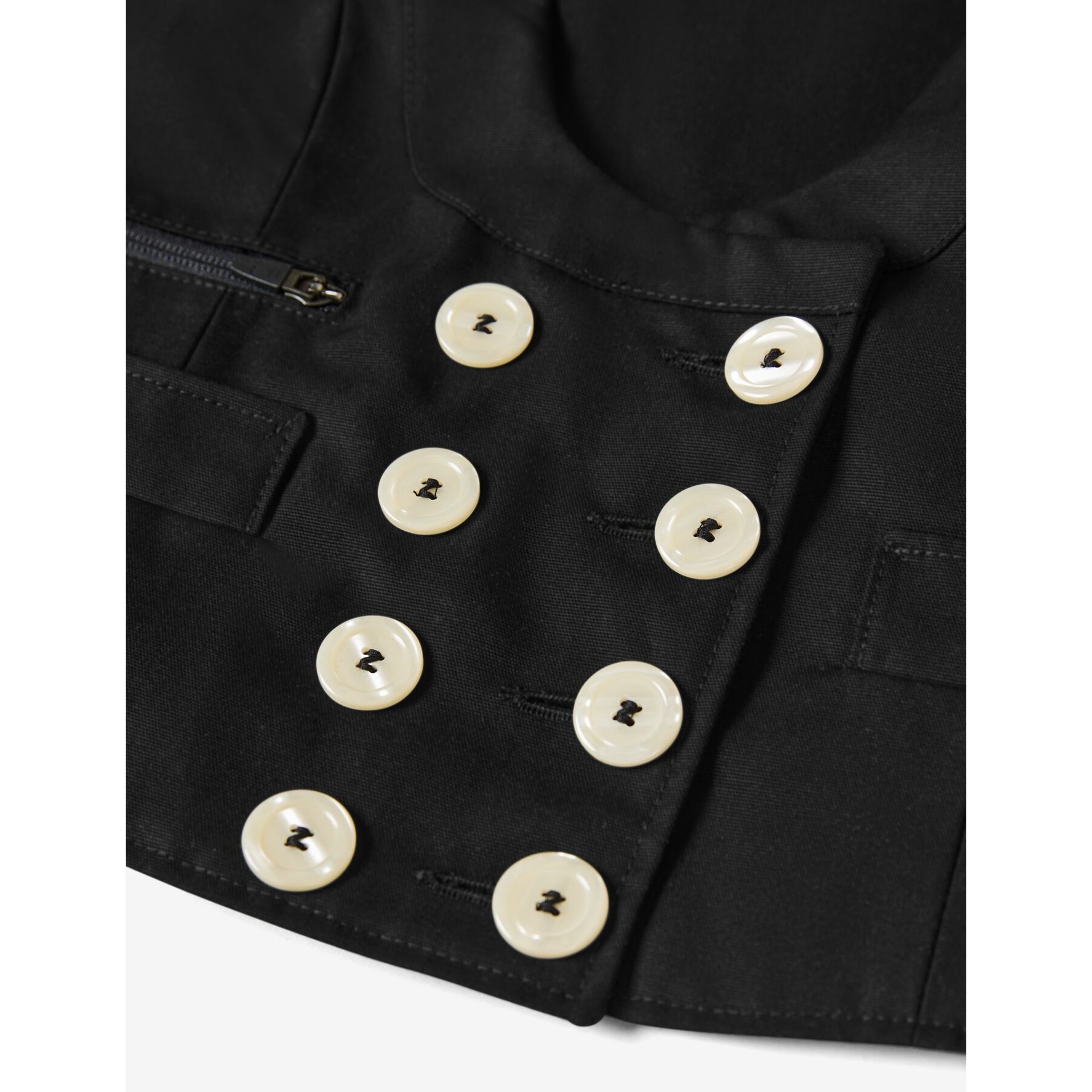 HERDIS Zunftweste aus Canvas Damen schwarz 46