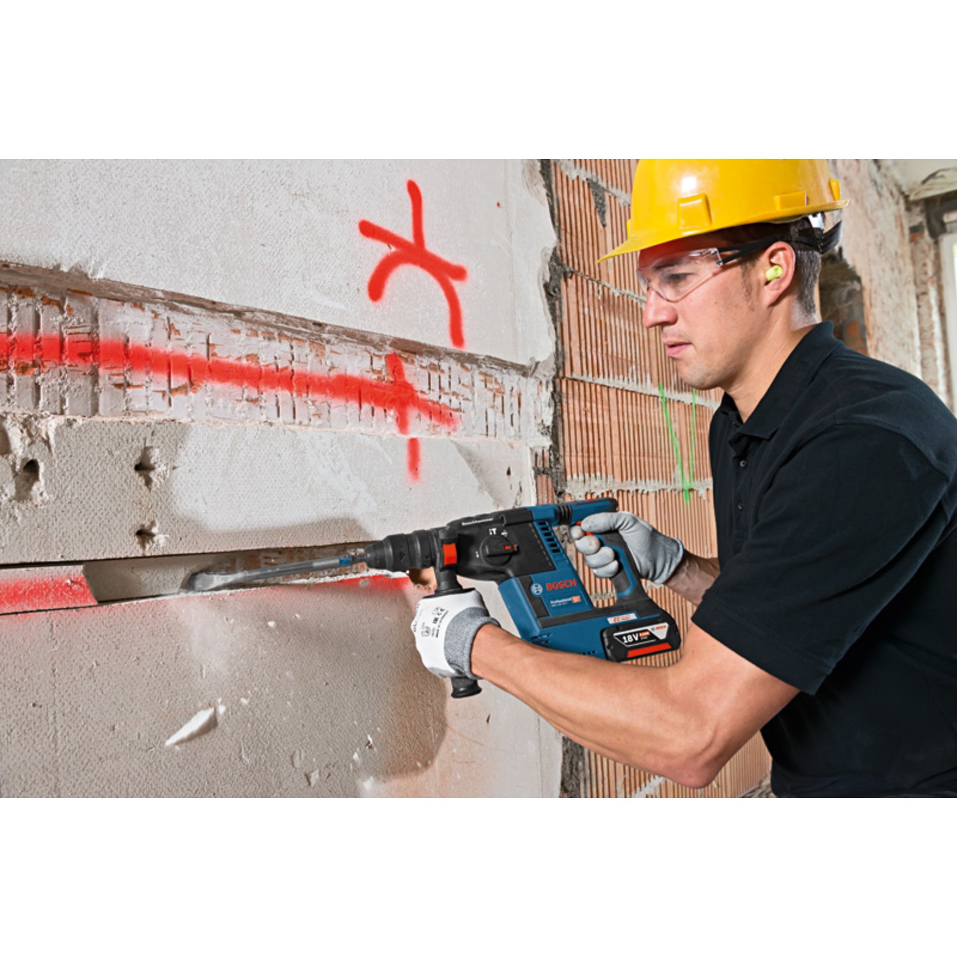 Akku-Bohrhammer mit SDS plus GBH 18V-26F