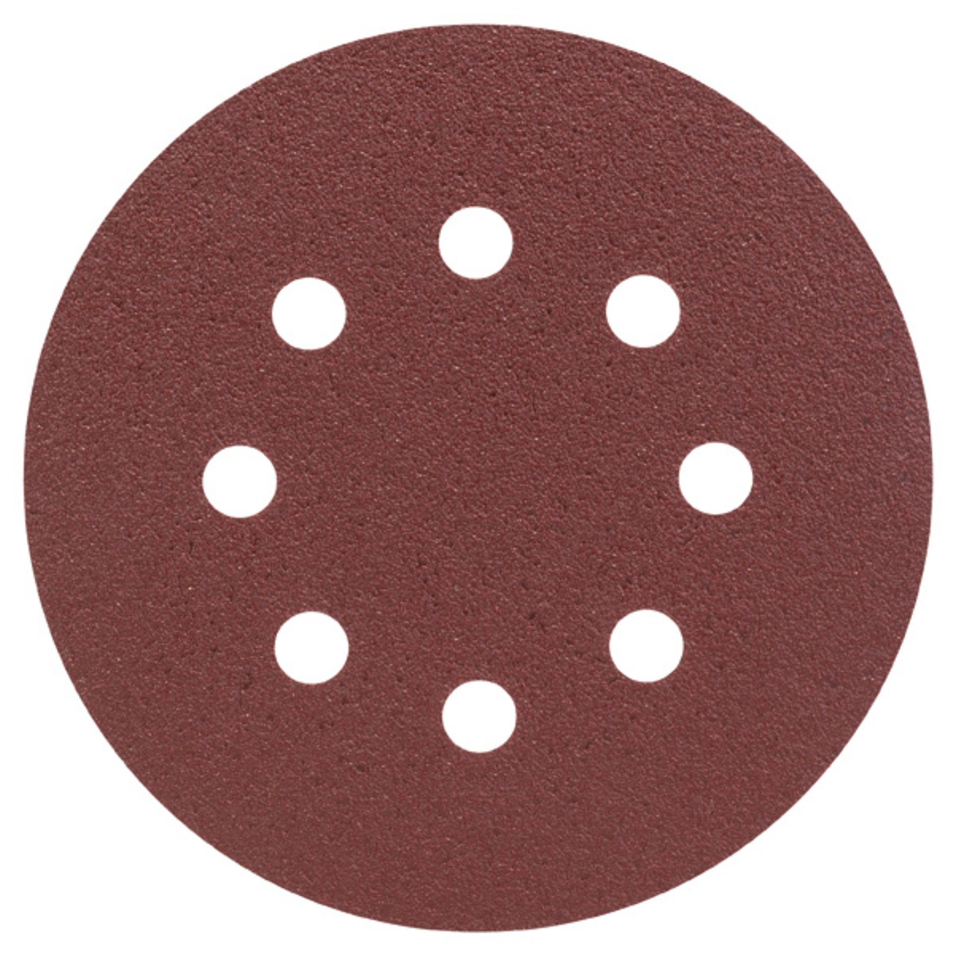 Schleifblatt-Set für Exzenterschleifer, 8 Löcher, 125 mm, K 80, 25er-Pack