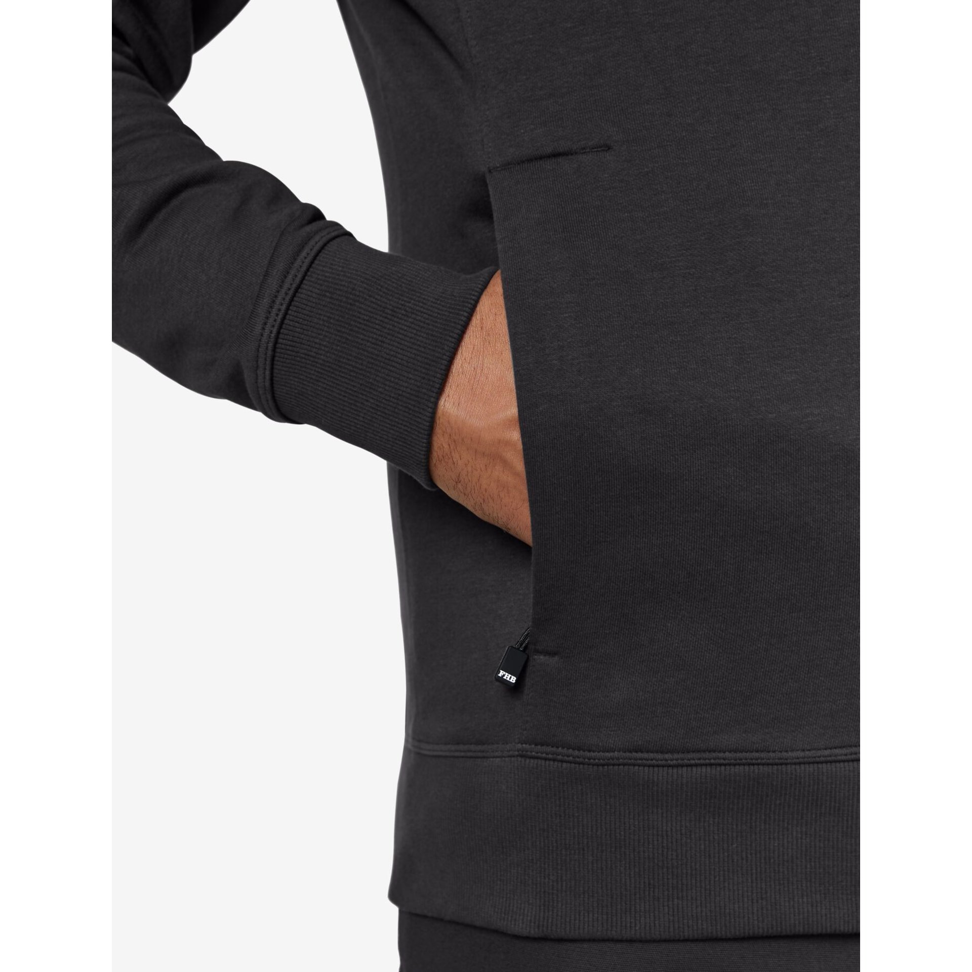 QUENTIN Hoodie-Jacke unisex anthrazit 2XL