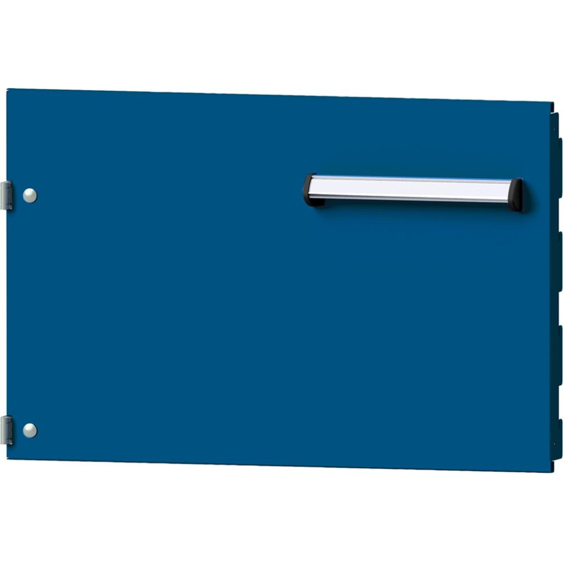 Format Tür Fronthöhe 340mm RAL 7035 links anschlagend