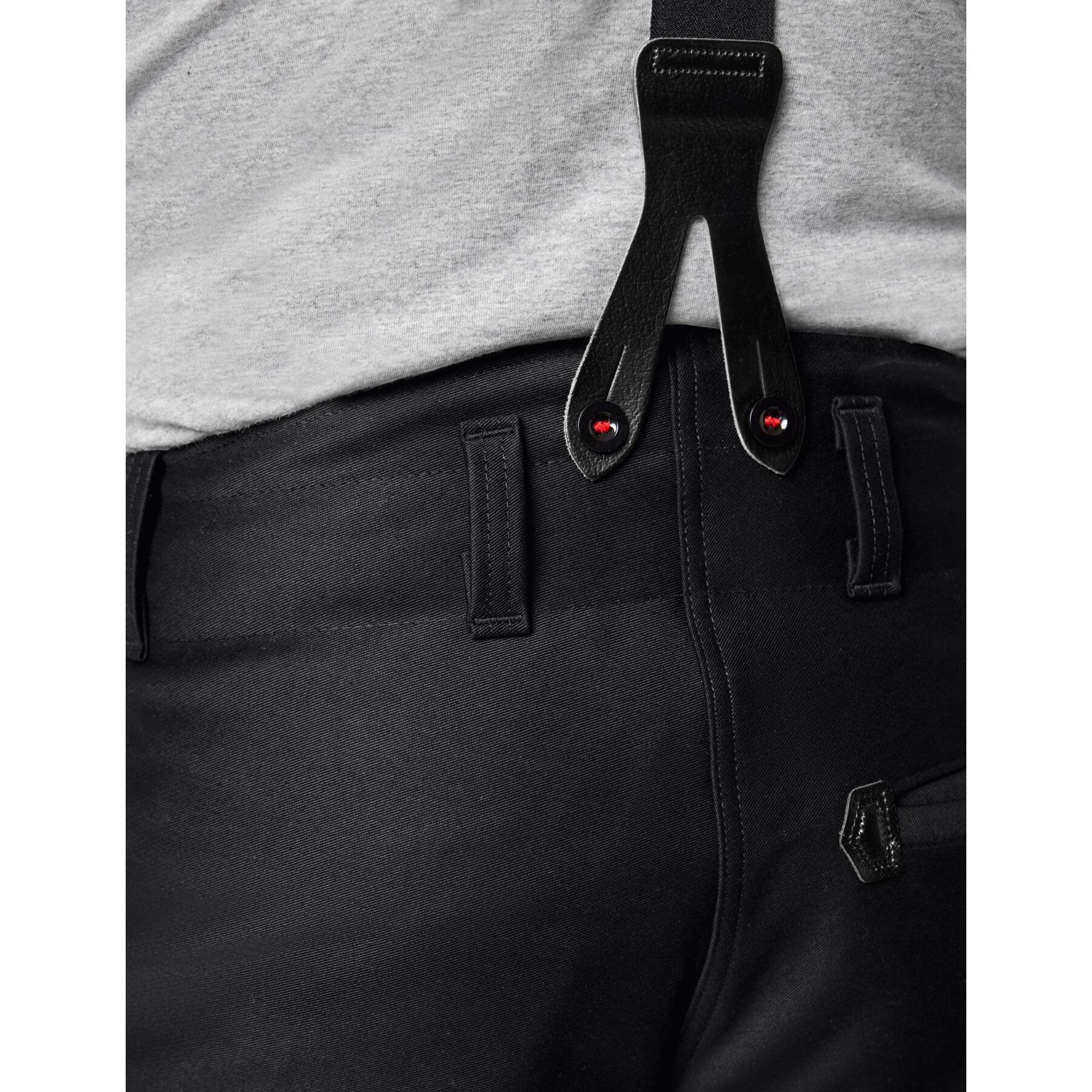 ANTON Zunfthose Zwirn-Doppel-Pilot schwarz 86