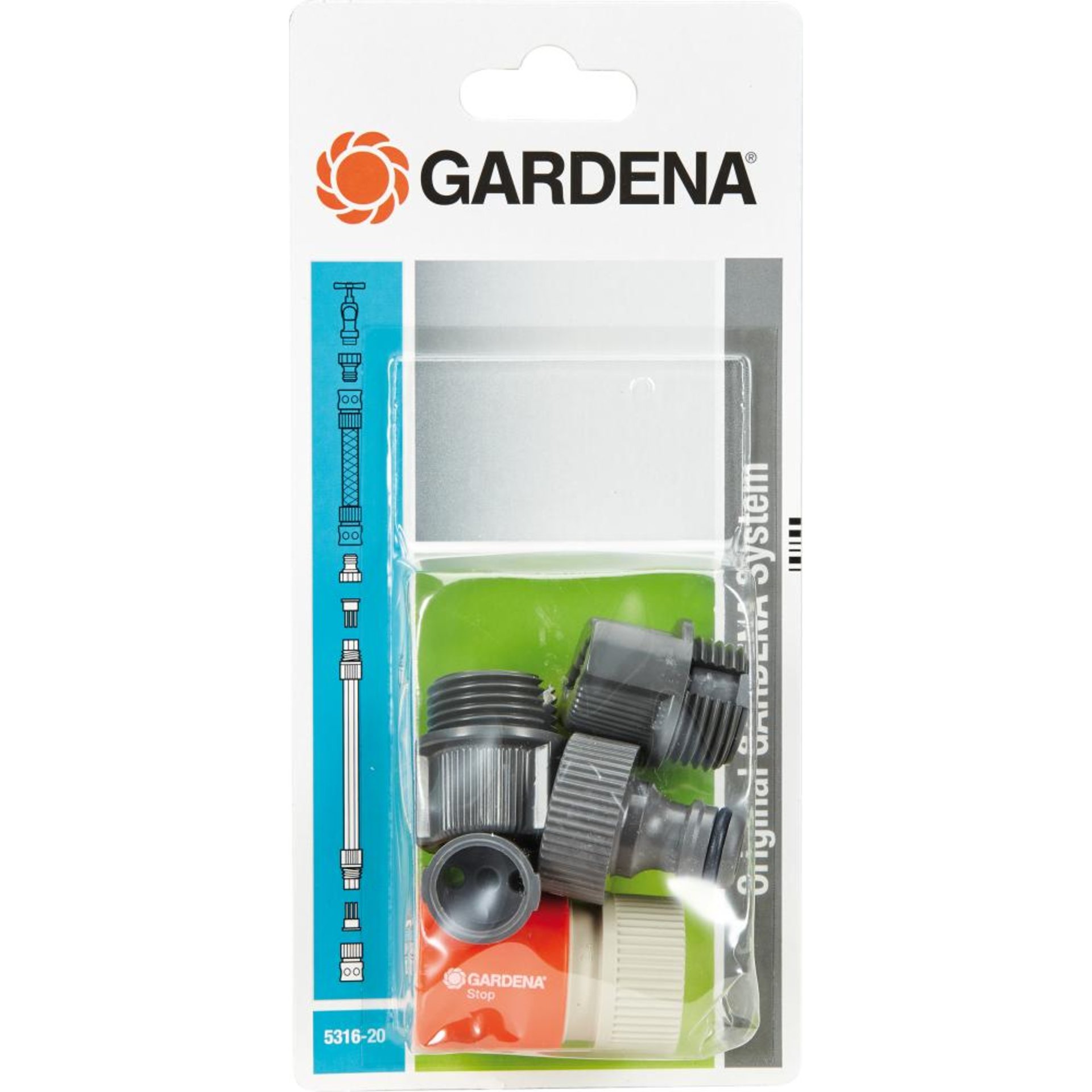 Anschluss-Set f. Schlauch-Regner Gardena