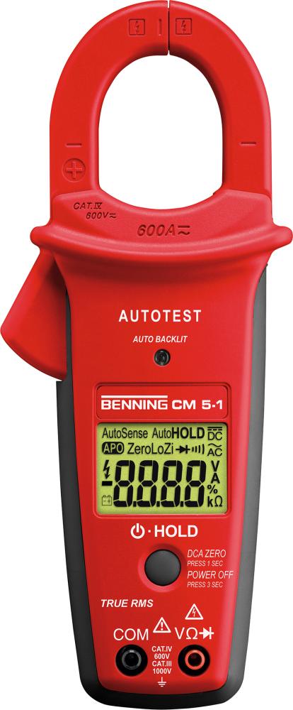 Benning Digital-Stromzangen- Multimeter CM 5-1