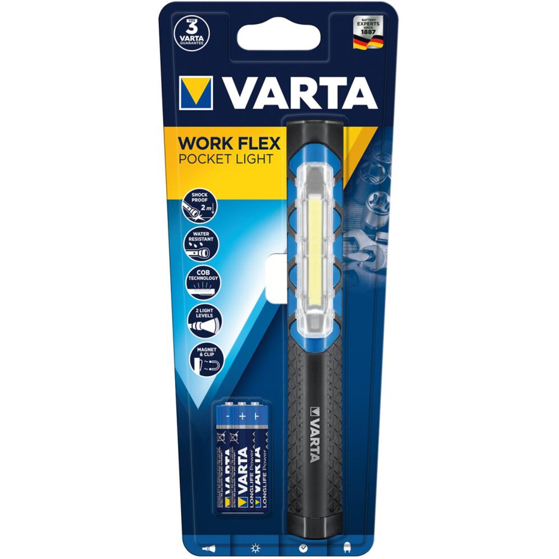 Taschenlampe Work Light Multi LED VARTA