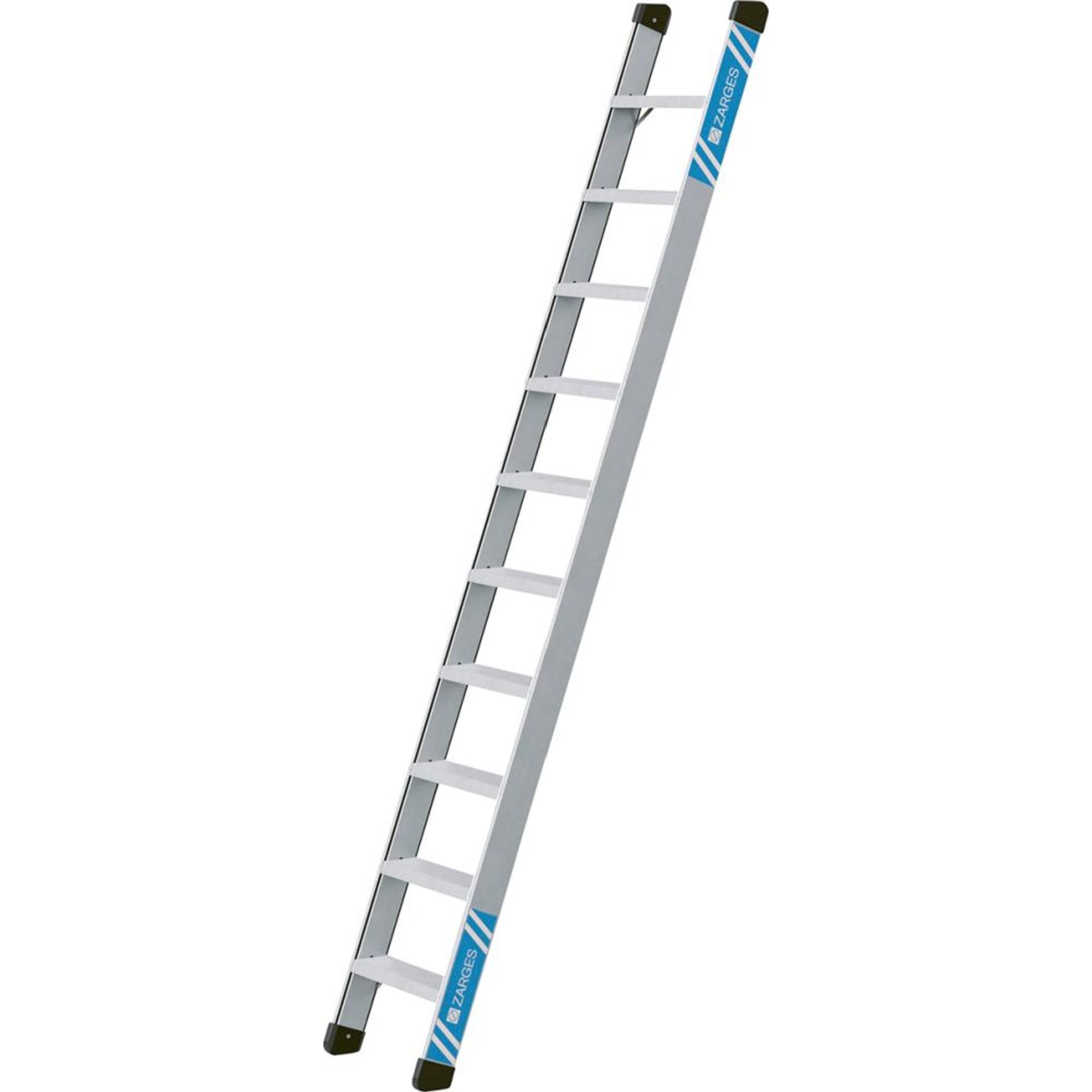 Anlegeleiter Seventec L 10 Stufen Leiterlänge 2,54 m Arbeitshöhe 3,45 m ZARGES