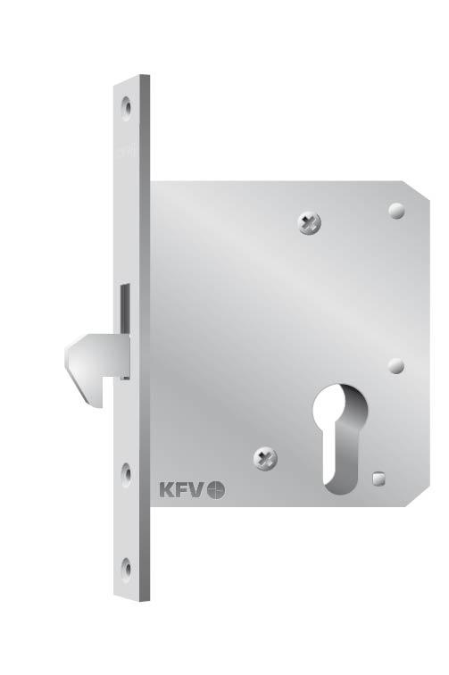 KFV ST-Einsteckschloss 1621, PZW24x160kt,DL/DR altsilb KFV ST-Einsteckschloss 1621, PZW24x160kt,DL/DR altsilb