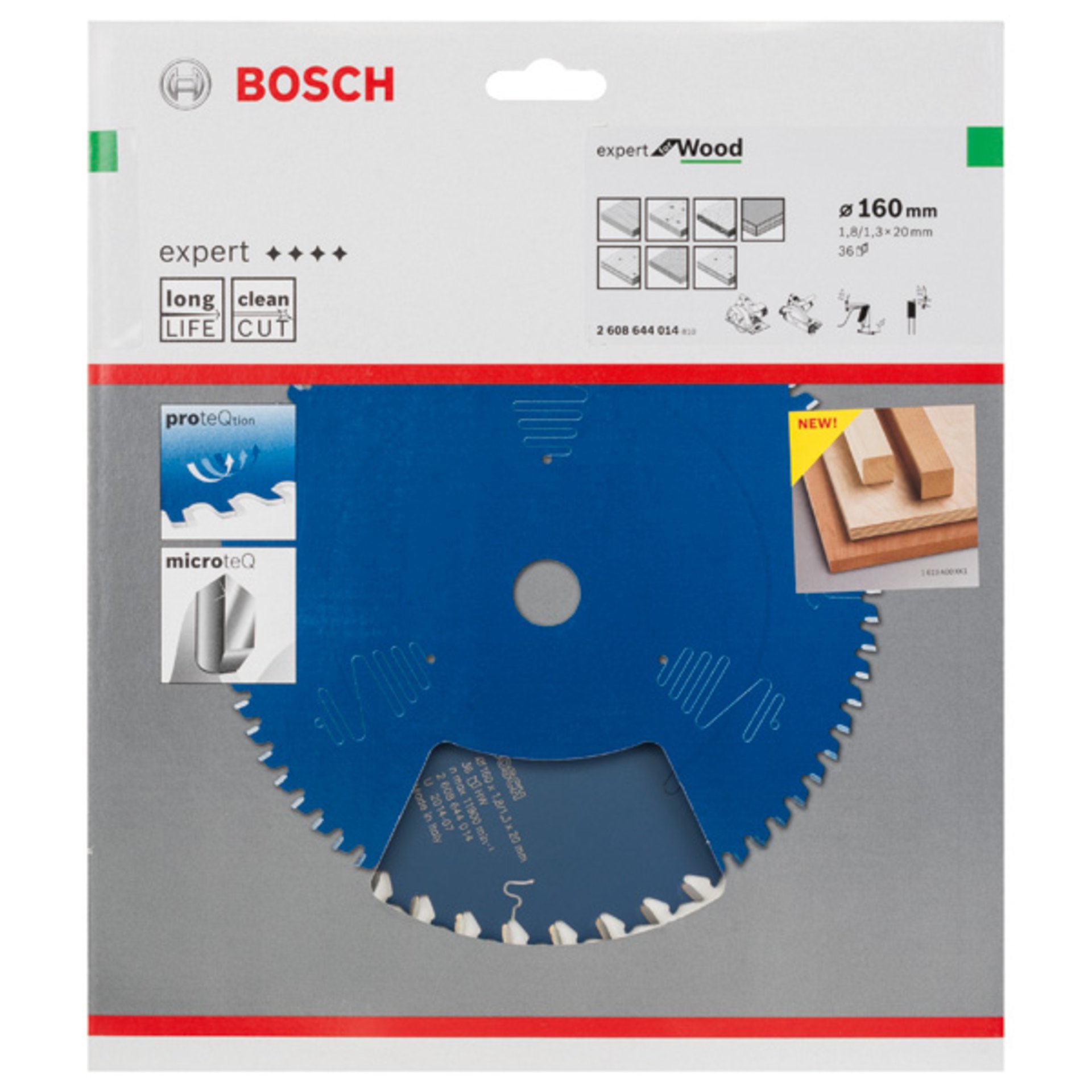 Kreissägeblatt Expert for Wood, H 160 x 20, Z36