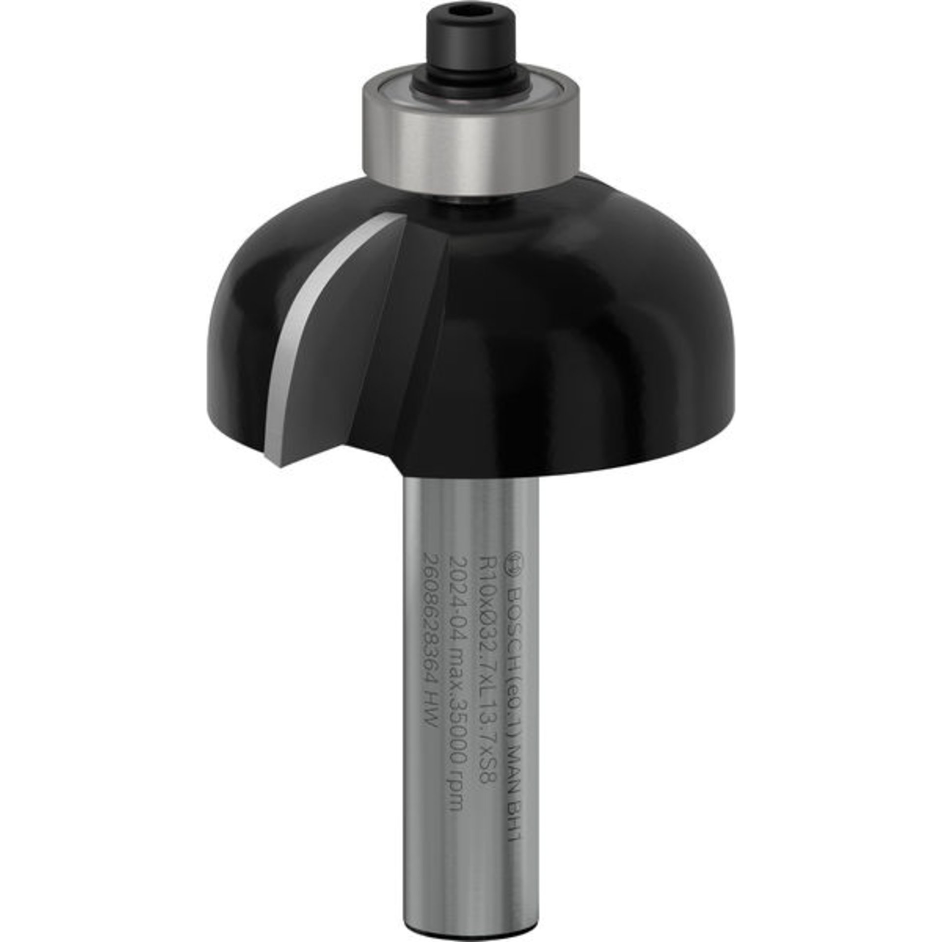 PRO Hohlkehlfräser, R 10, Schaft 8 mm