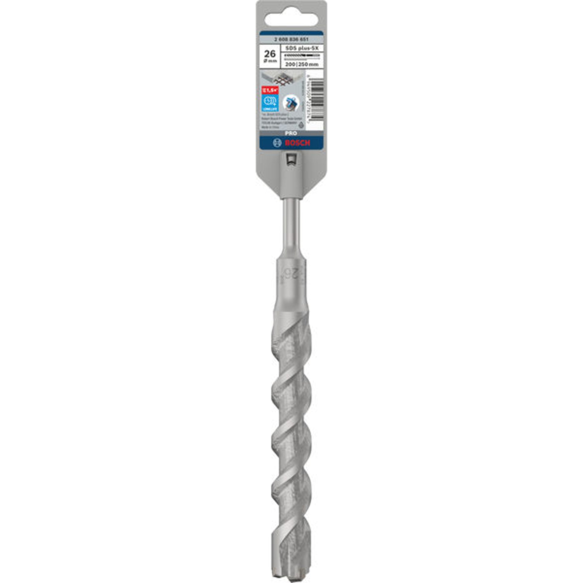 PRO SDS plus-5X Hammerbohrer, 26 x 200 x 250 mm