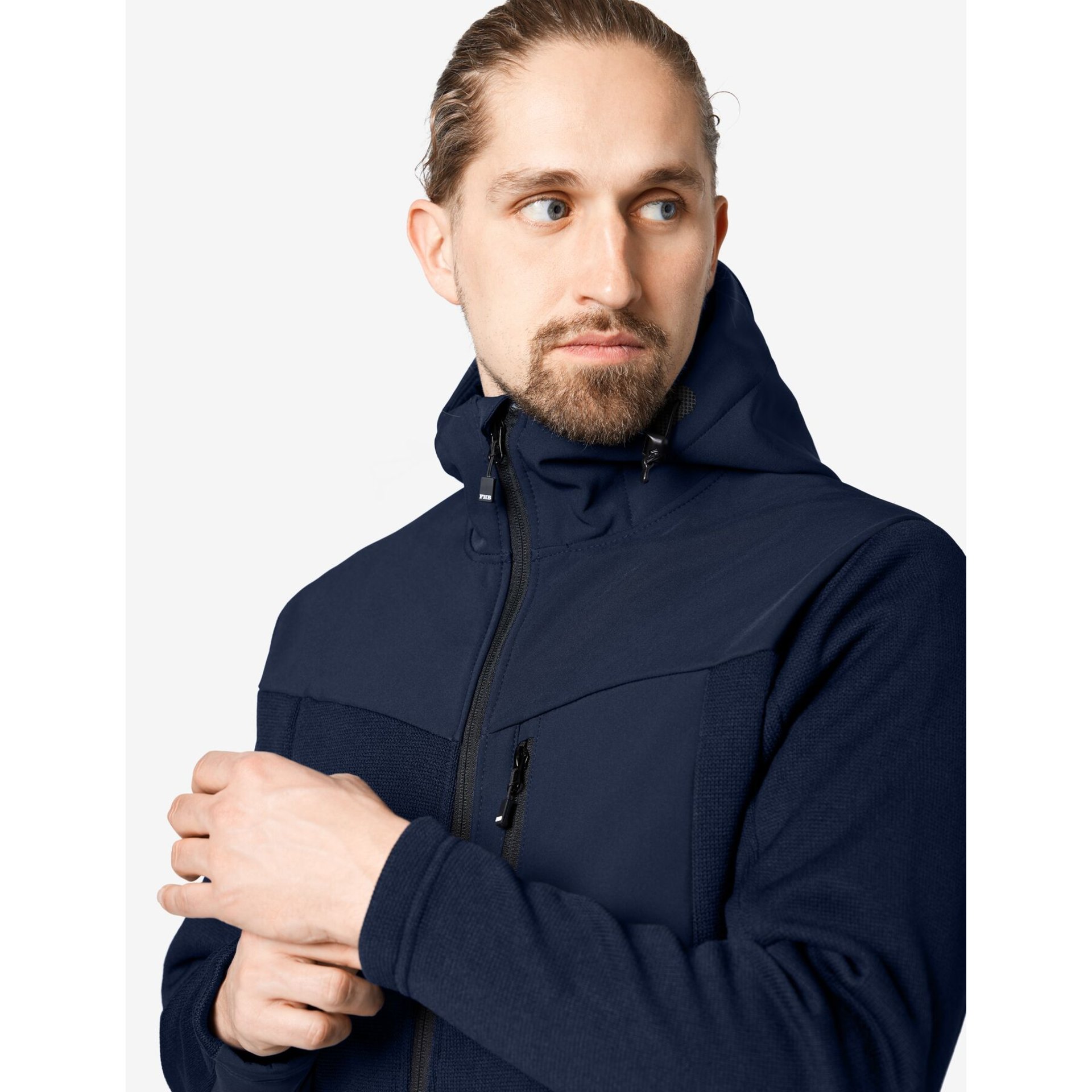 MAXIMILIAN Hybrid-Softshell Jacke marine M