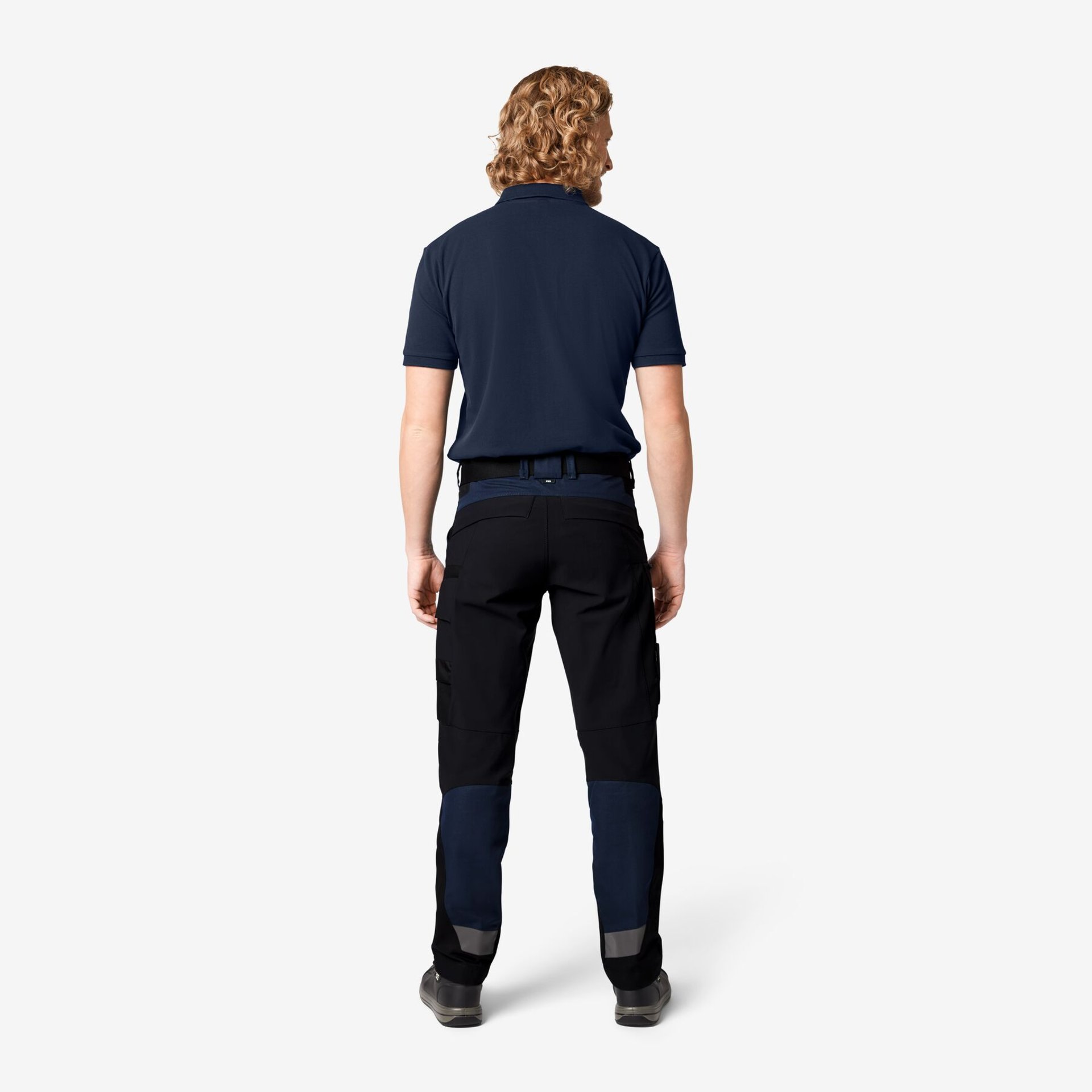 DANIEL Polo-Shirt einfarbig marine Gr. 4XL