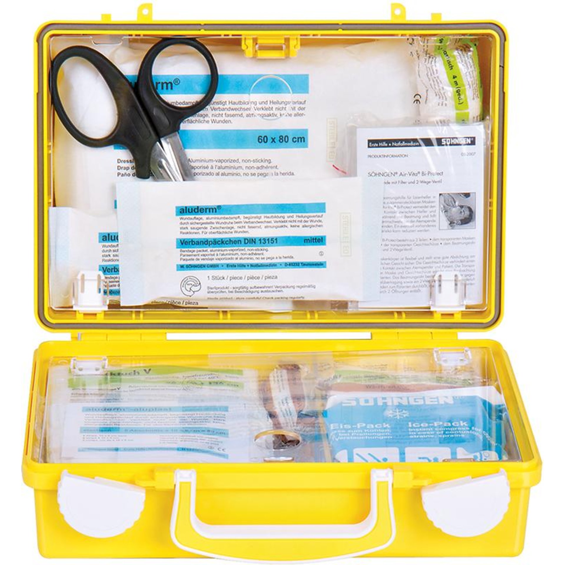 Erste-Hilfe-Koffer Extra Handwerk,DIN 13157,gelb