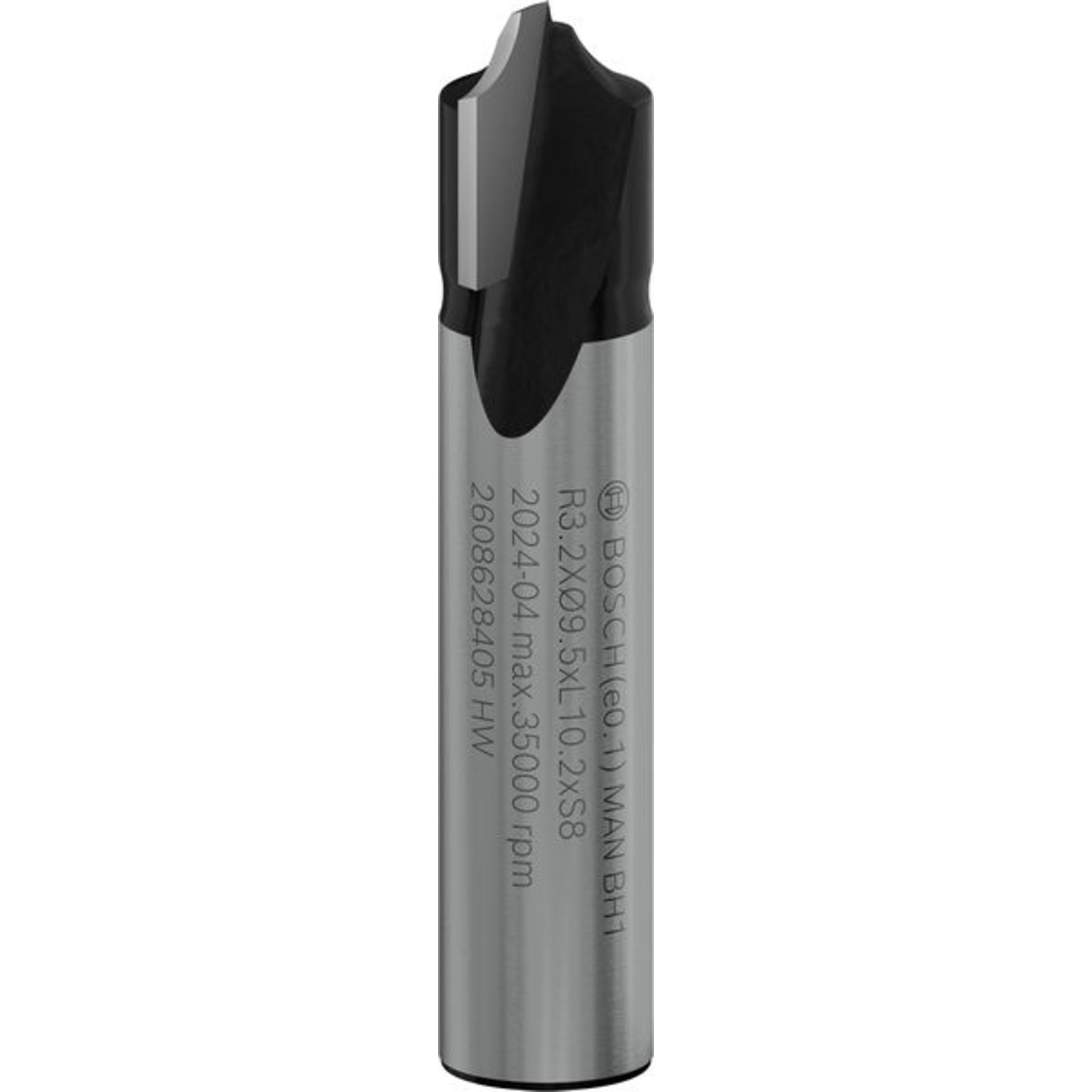 PRO Viertelstabfräser, Ø 3,2 x Ø 9,5, Schaft 8 mm