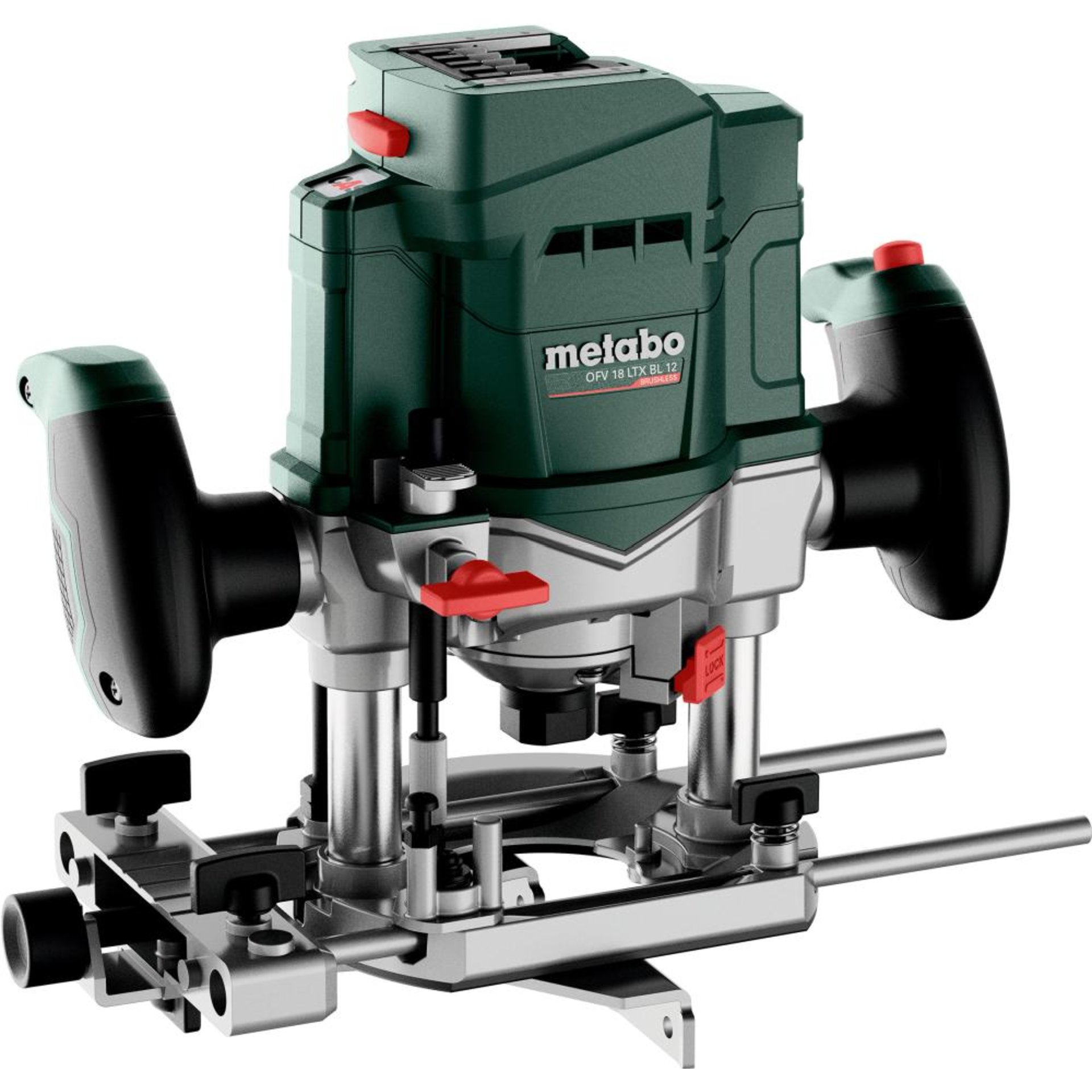 Akku-Oberfraese OFV 18 LTX BL 12 Metabo ohne Akku ohne Ladegerät metaBOX