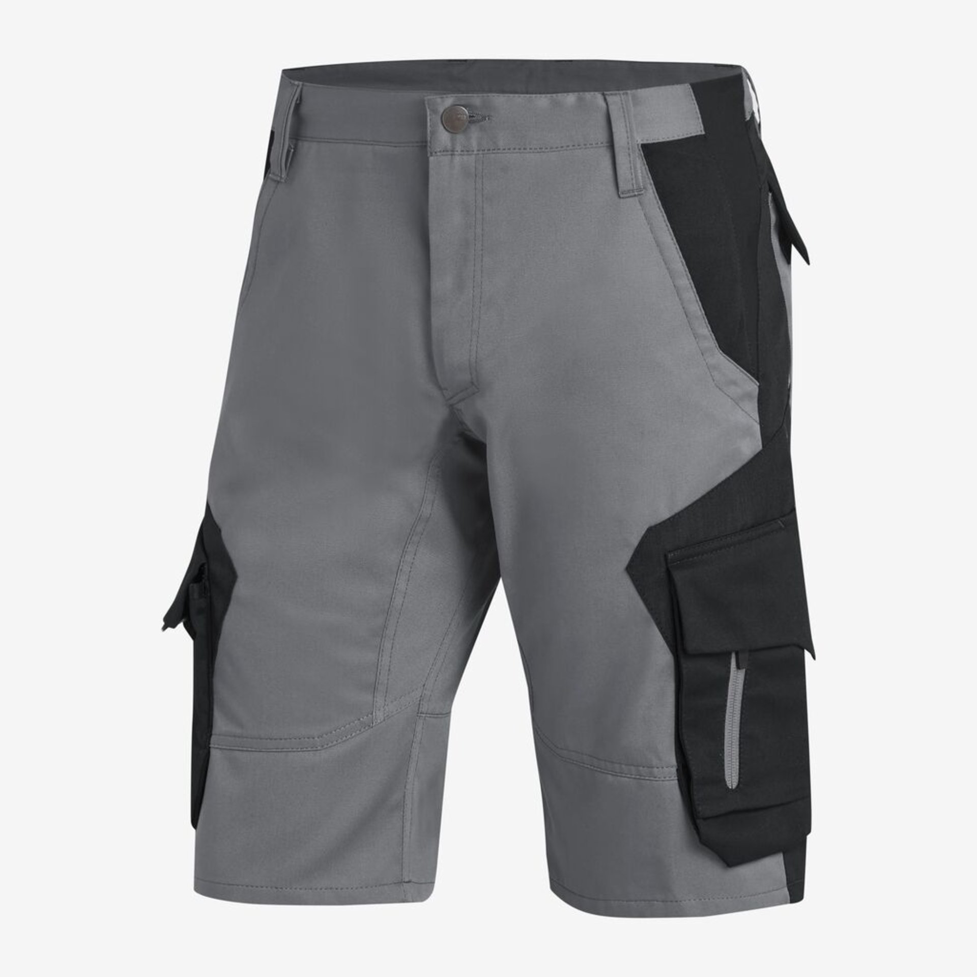 WULF Bermuda grau-schwarz 64