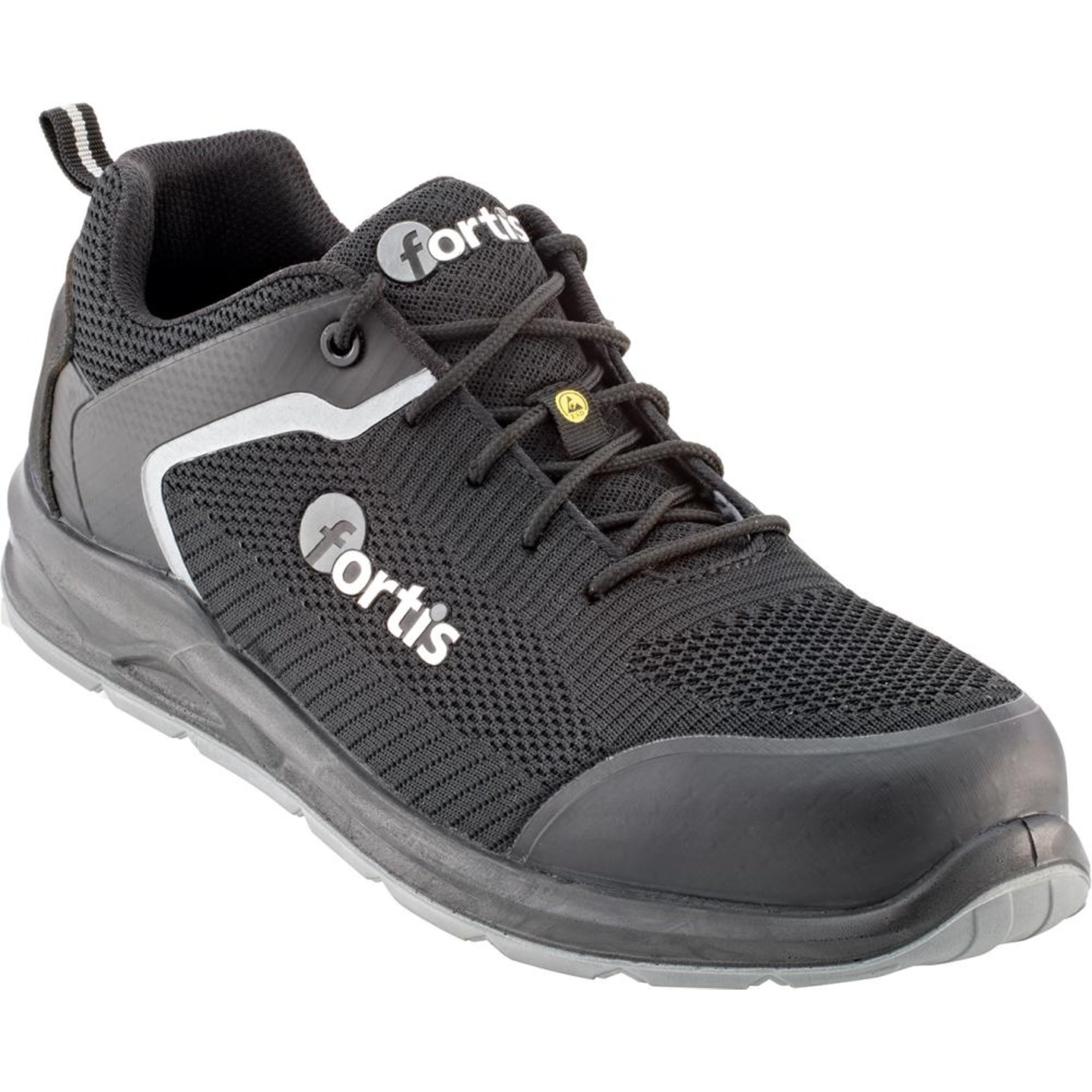 Halbschuh MICHAEL, schwarz,S1PL, SR ESD, Gr. 42 FORTIS