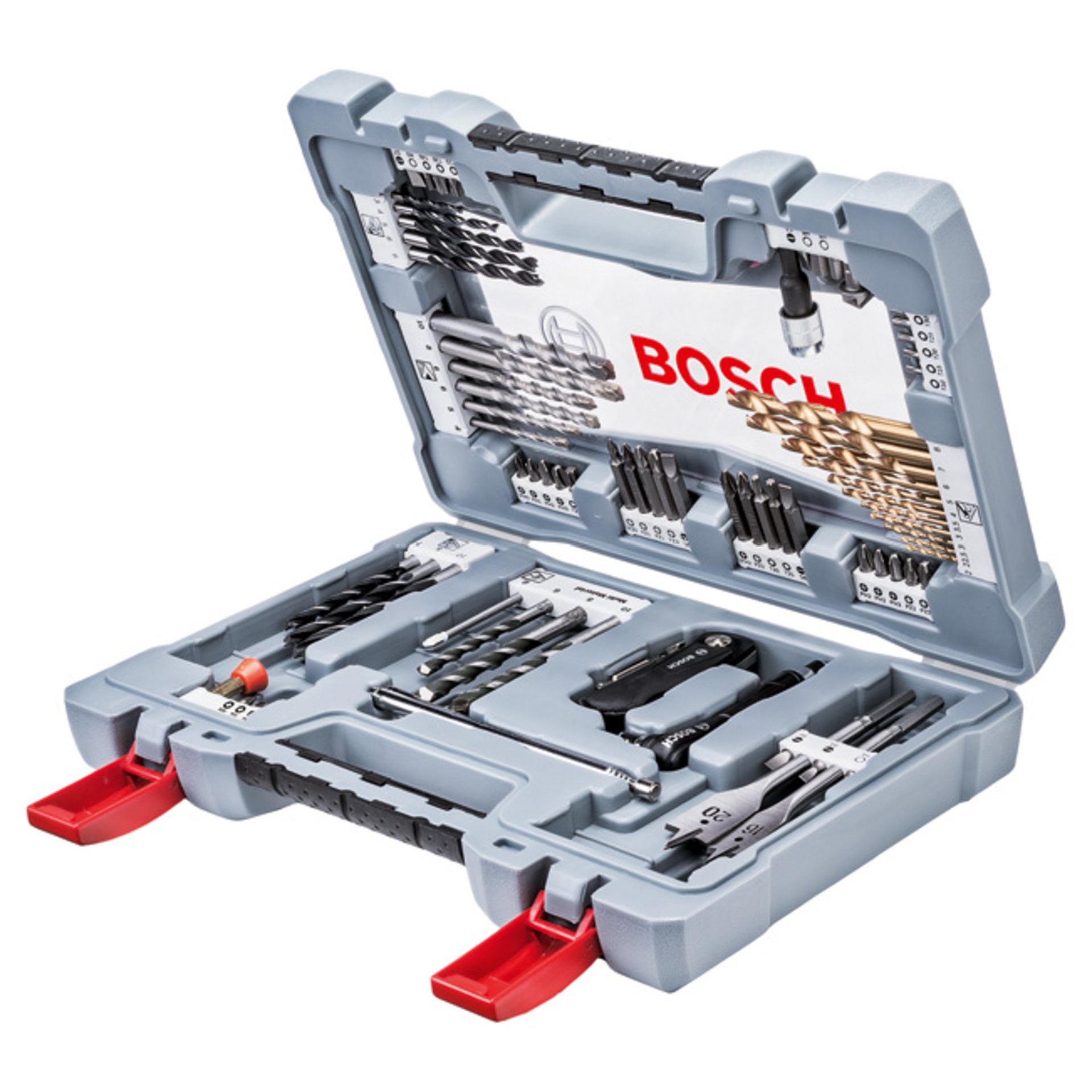 76-tlg. Premium X-Line Bohrer- und Schrauber-Set