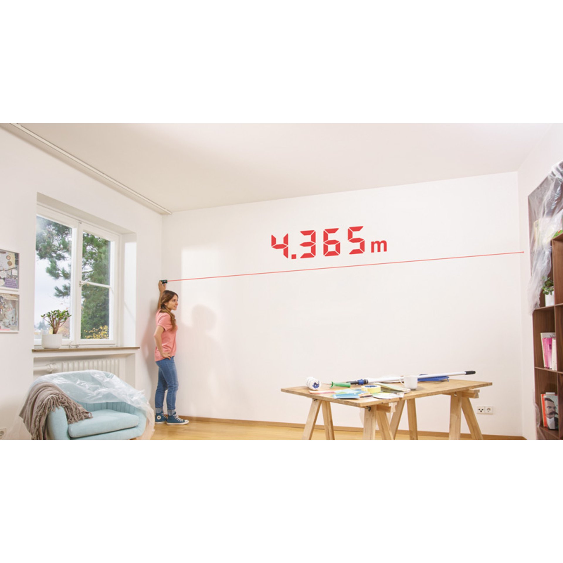 Digitaler Laser-Entfernungsmesser EasyDistance 20, eCommerce-Karton