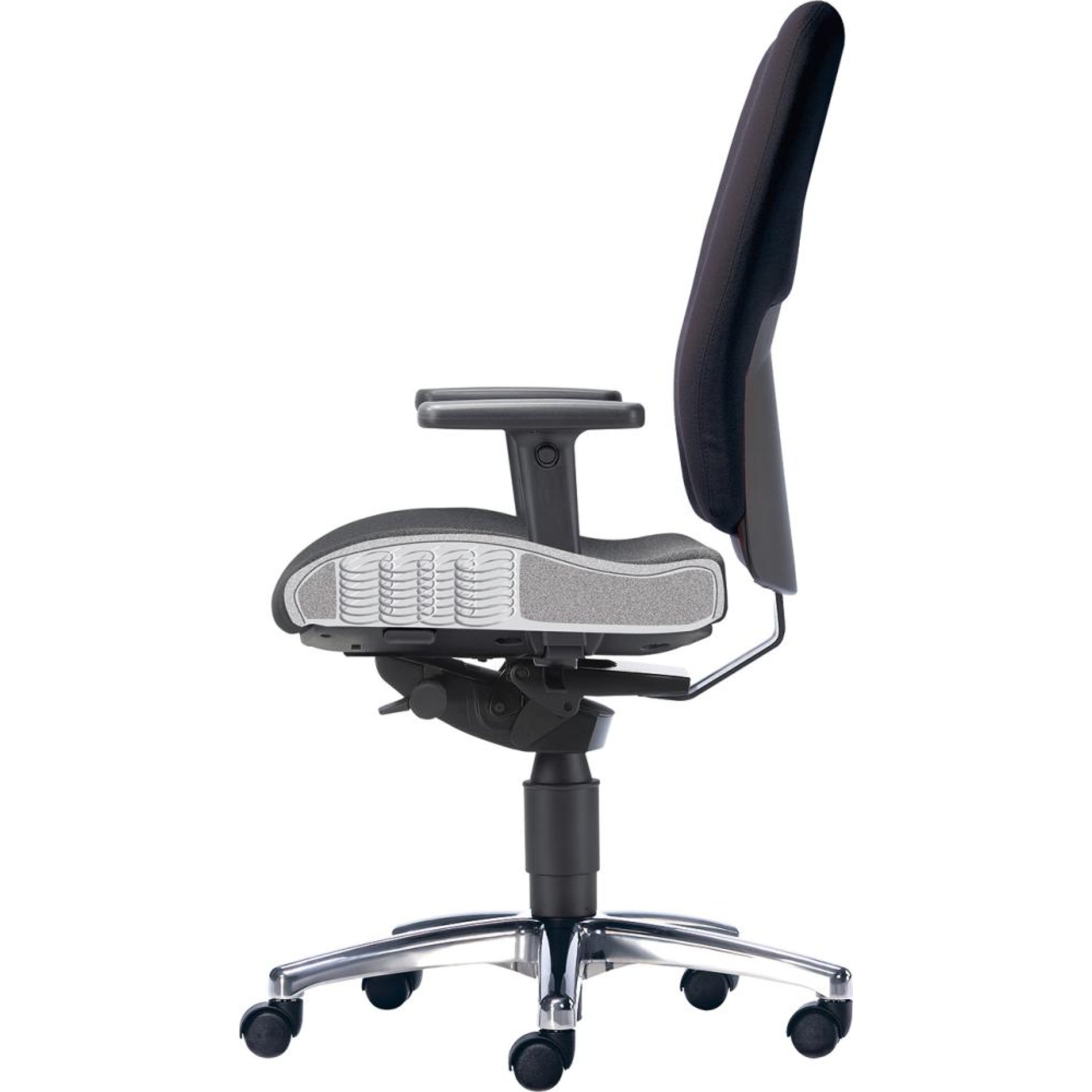 Profi-Bandscheibenstuhl Profi-Sitz bordeaux belastbar bis 120 kg
