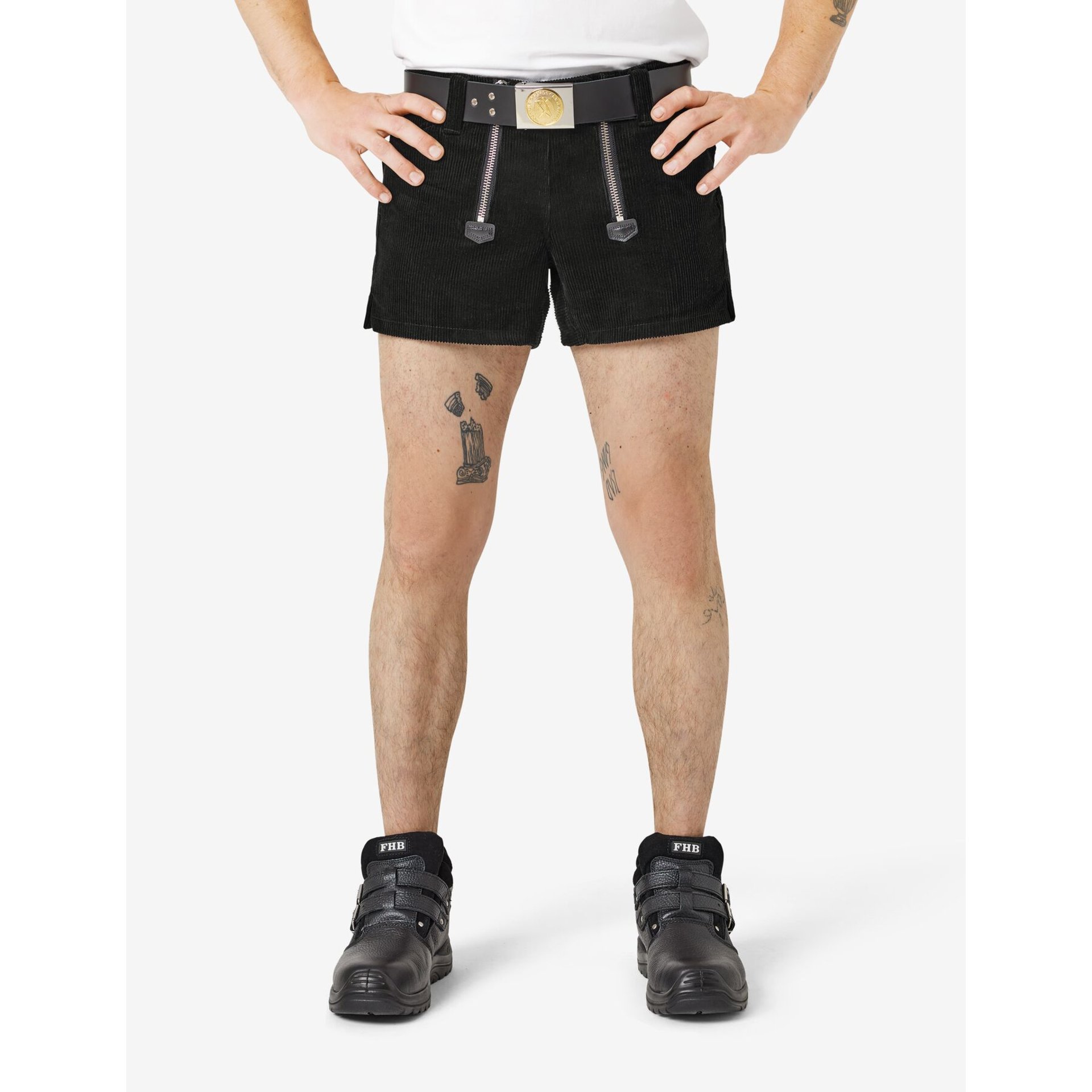 FERDINAND Zunft-Shorts extra kurz schwarz 56