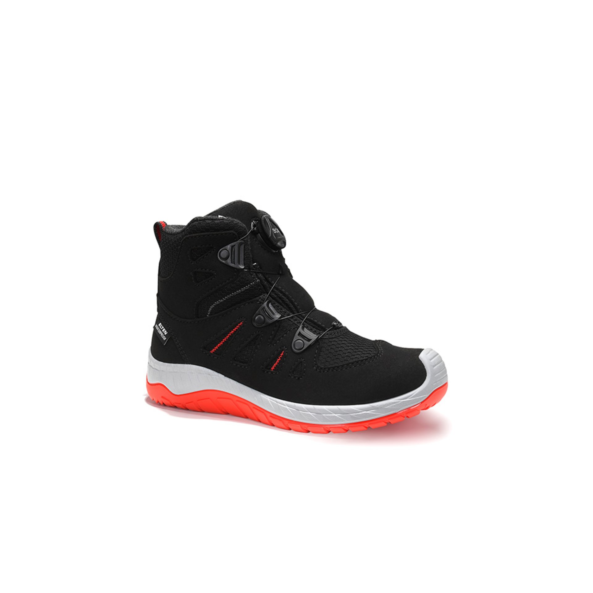 Stiefel MADDOX Kids BOA® Winter black-red Mid, Gr. 30