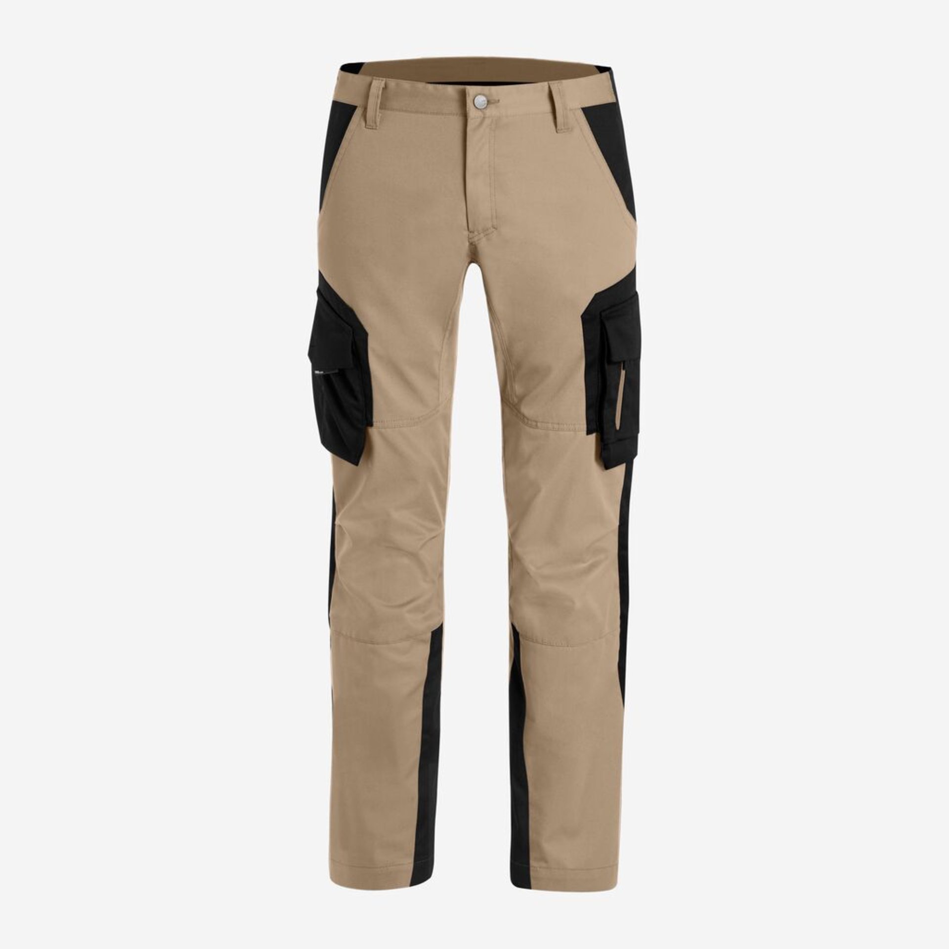 FABIAN Arbeitshose beige-schwarz 88