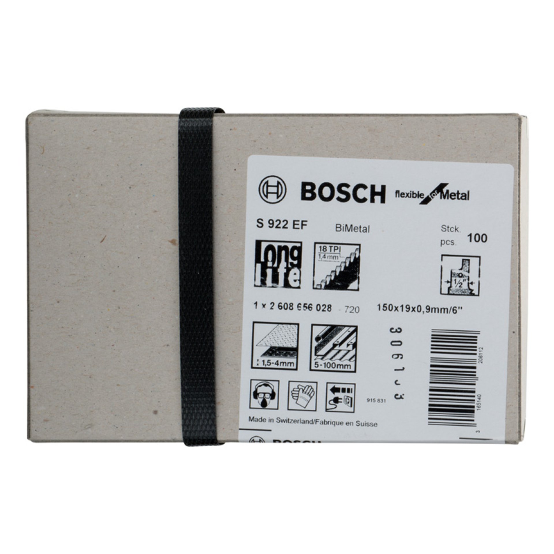 Säbelsägeblatt S 922 EF, Flexible for Metal, 100er-Pack