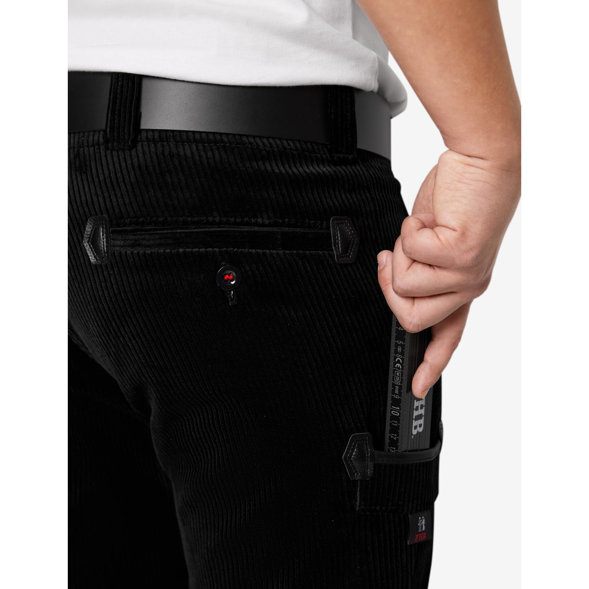 MICHAEL Zunfthose Trenkercord  Dreidraht schwarz 84