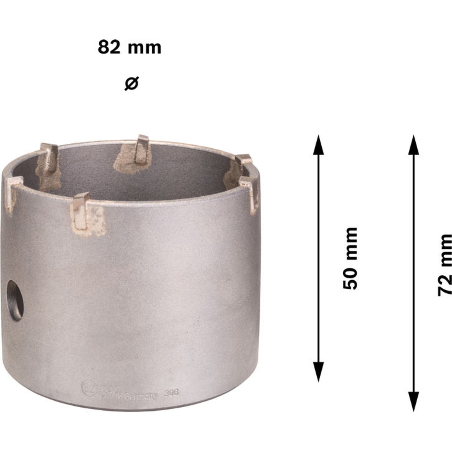 PRO SDS plus-5 Bohrkrone, 82 x 50 x 80 mm