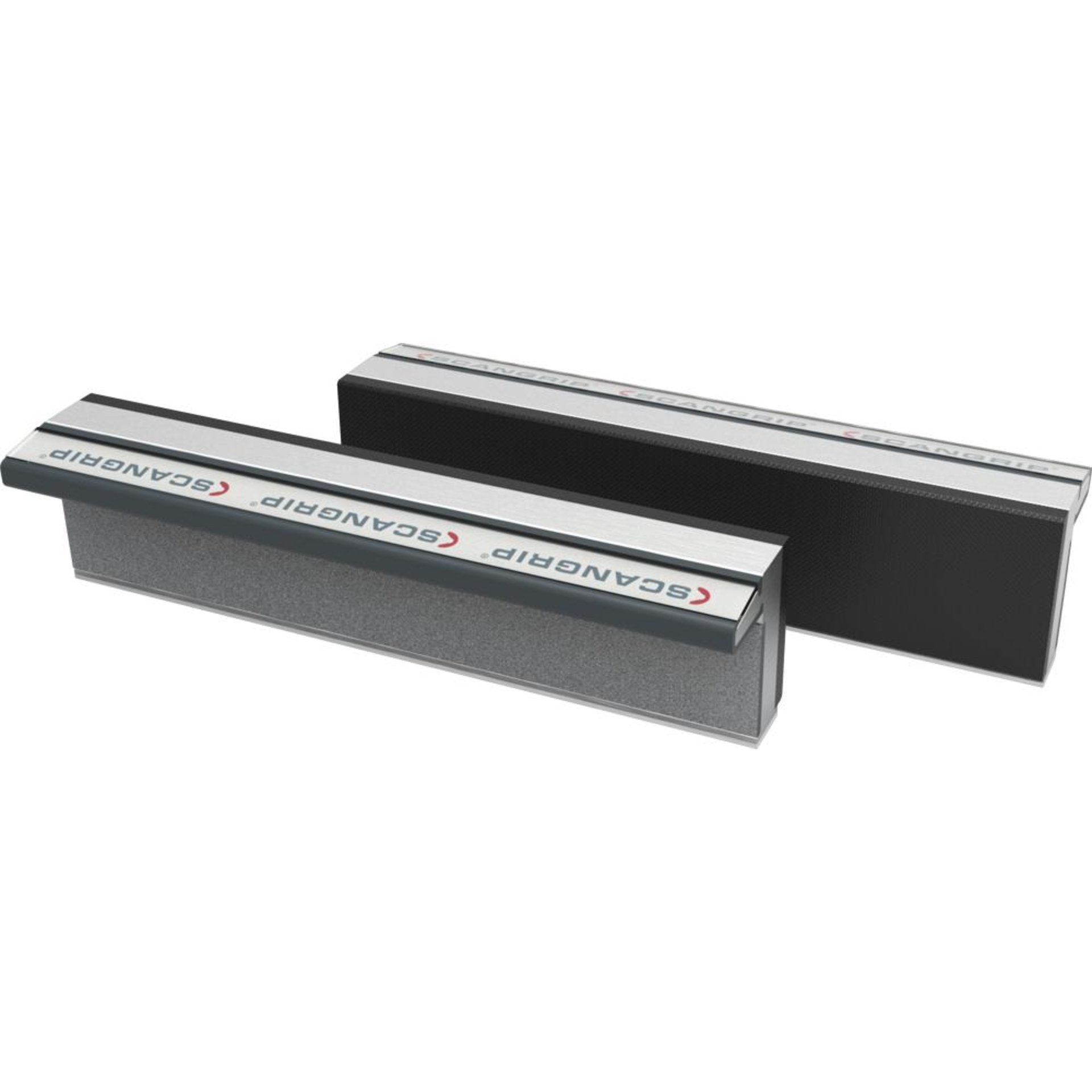 Magnet-Schraubstock-Schonbacken aus Aluminium-Profil, mit Gummibelag