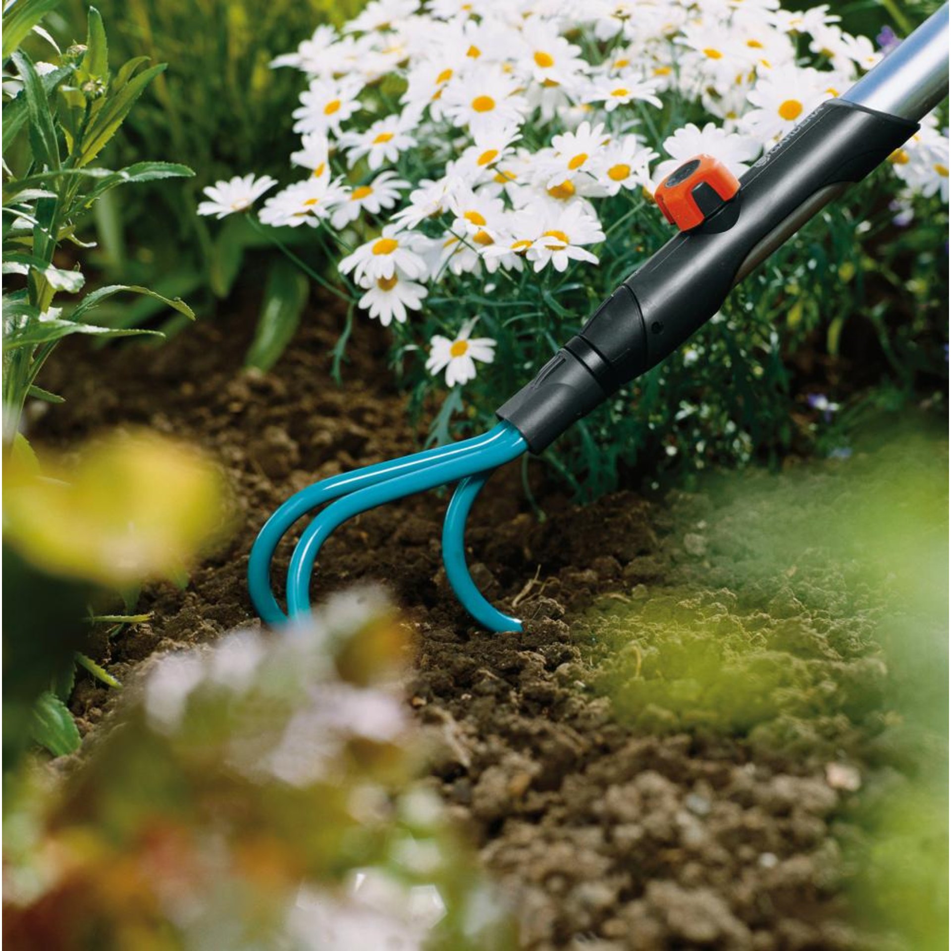 CS.-Grubber 3 Zinken, 9 cm breit Gardena