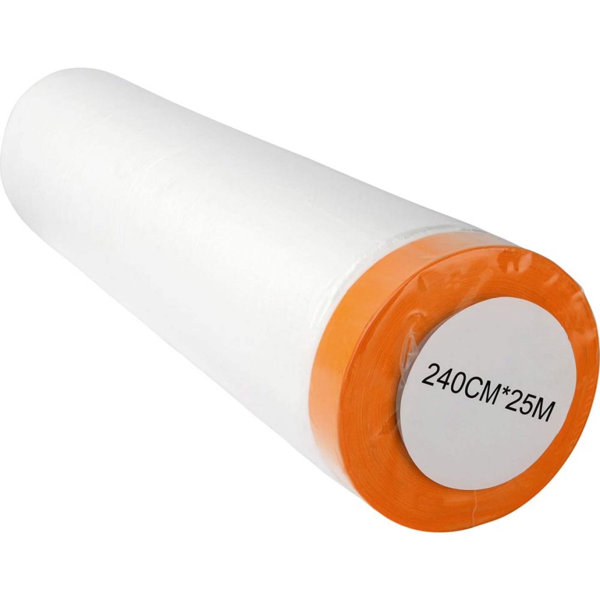 Abdeckfolie Masker Tape mit Klebeband 240cm x 25m