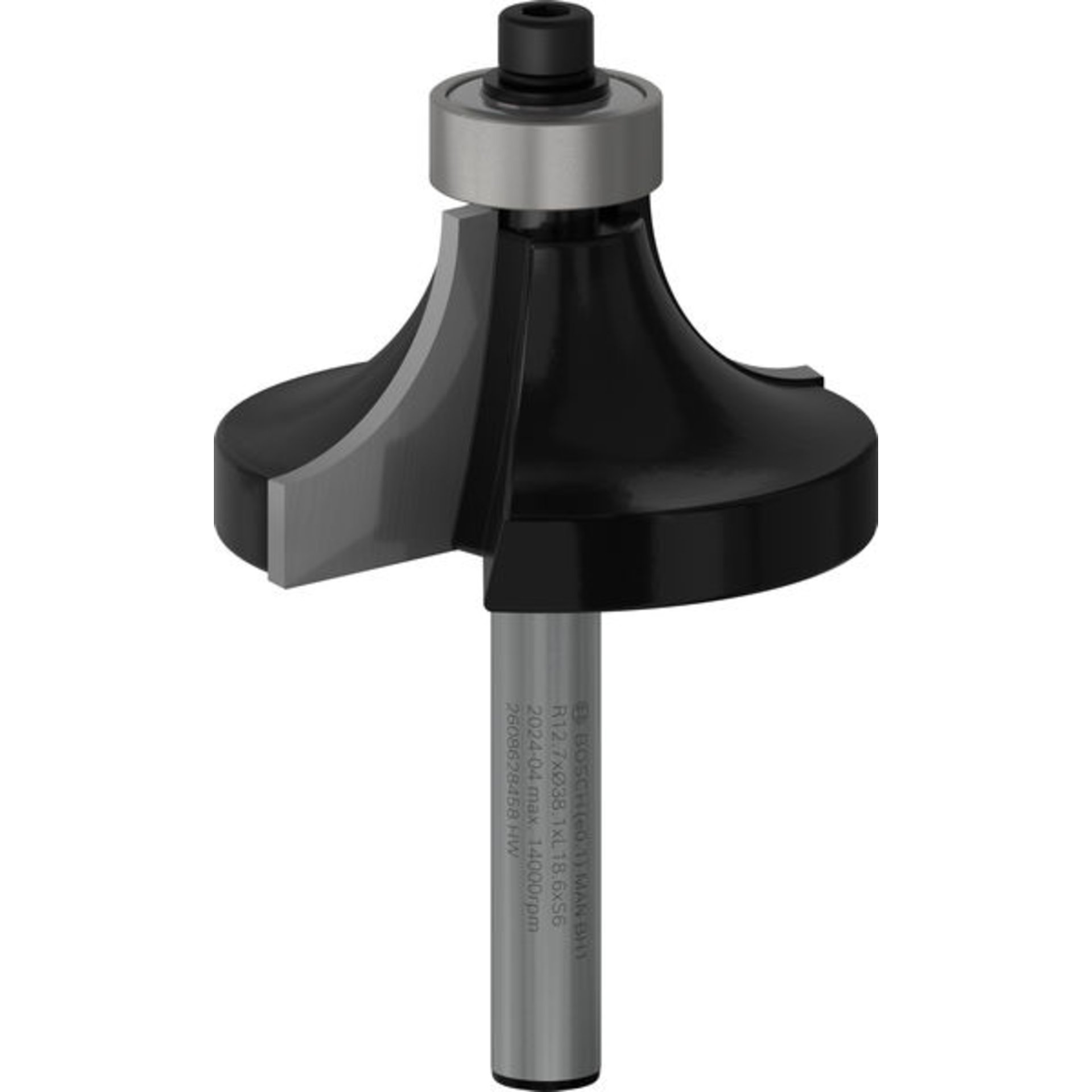 PRO Abrundfräser, R 12,7, Schaft 6 mm