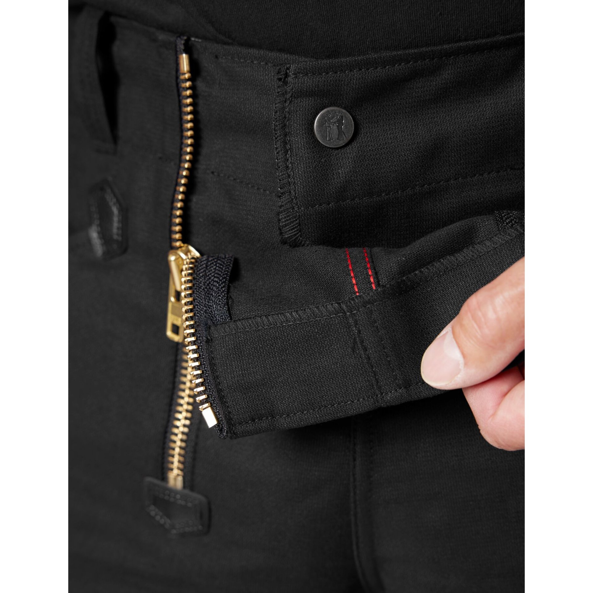 JO Zunft-Shorts kurz Rips-Moleskin schwarz 58