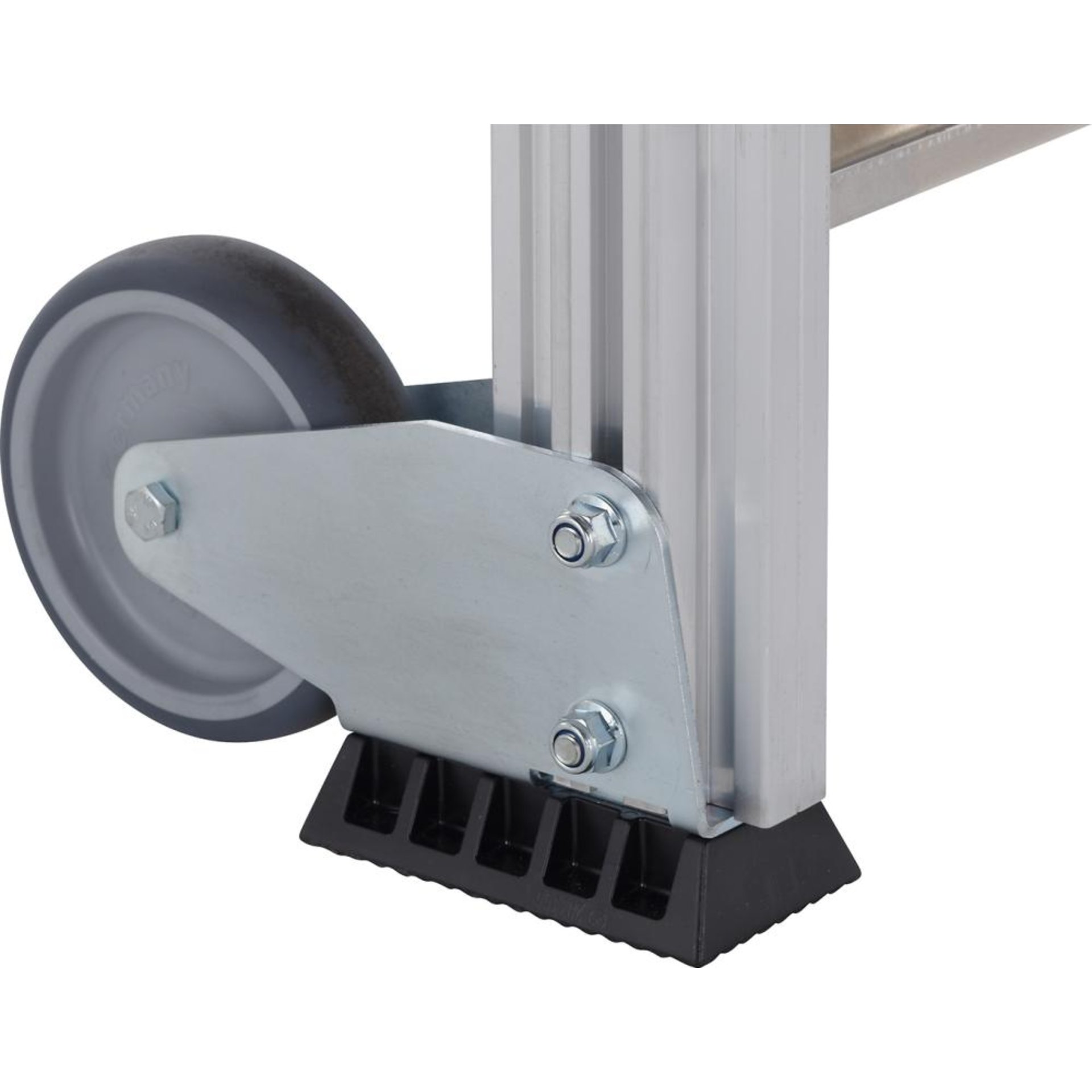Treppenpodest fahrbar 45G2 Stufen 600 mm breit Höhe 0,40 m