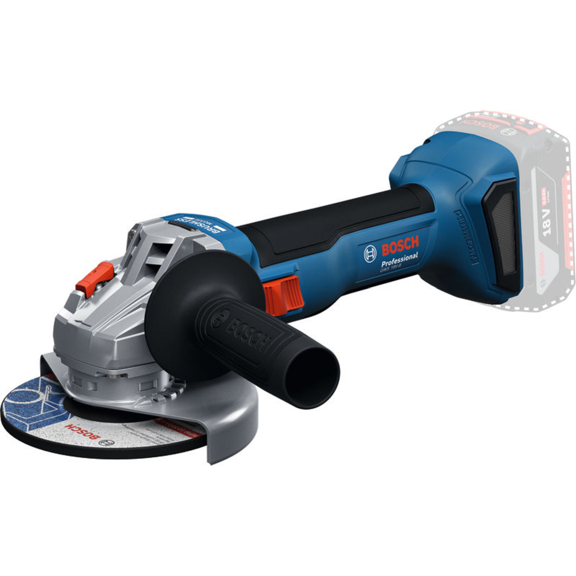 Akku-Winkelschleifer GWS 18V-8, L-BOXX 136