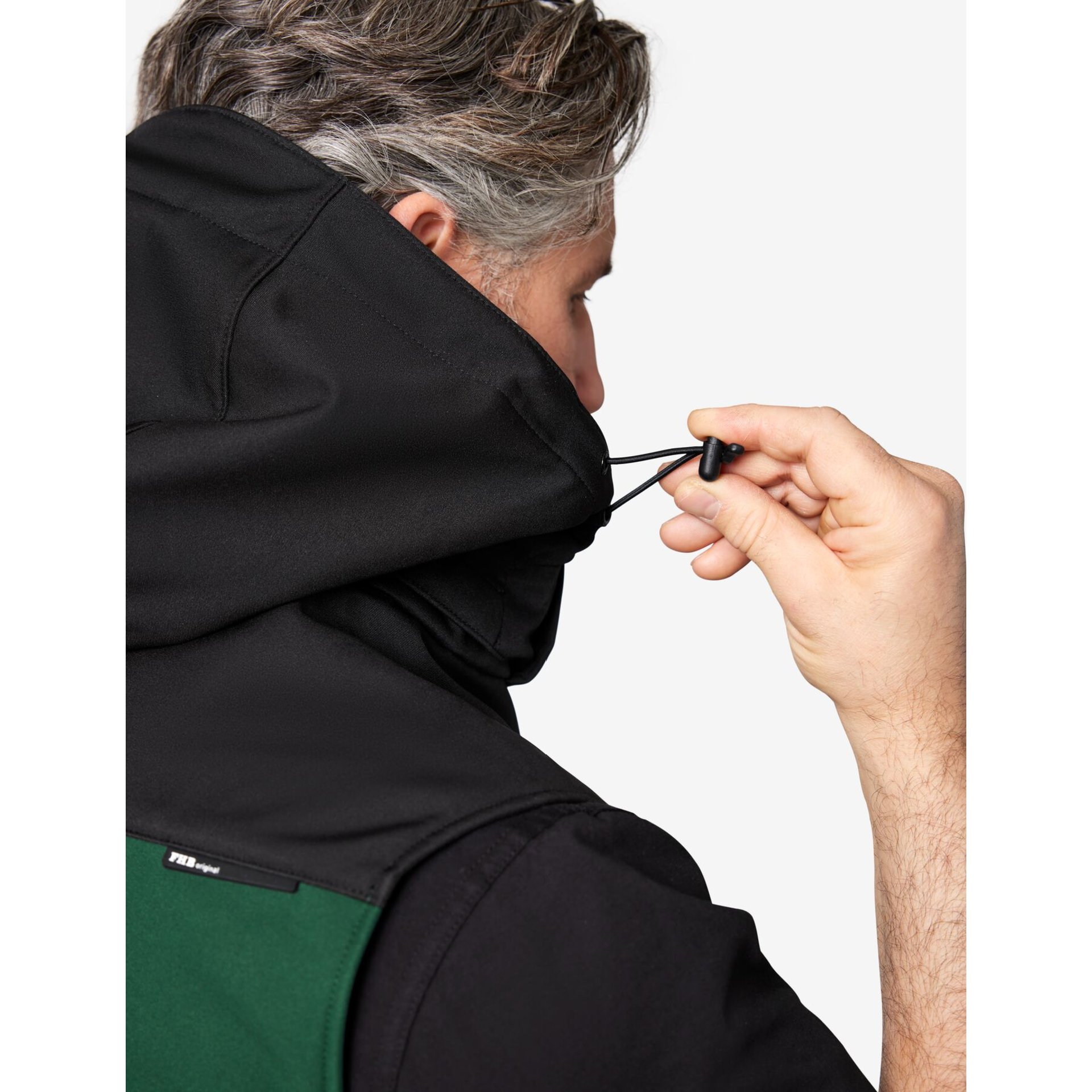 JUSTUS Softshell Weste grün-schwarz 2XL