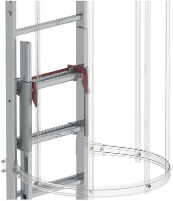 Alu-Notabstiegsleiter Alu blank 2,50 m
