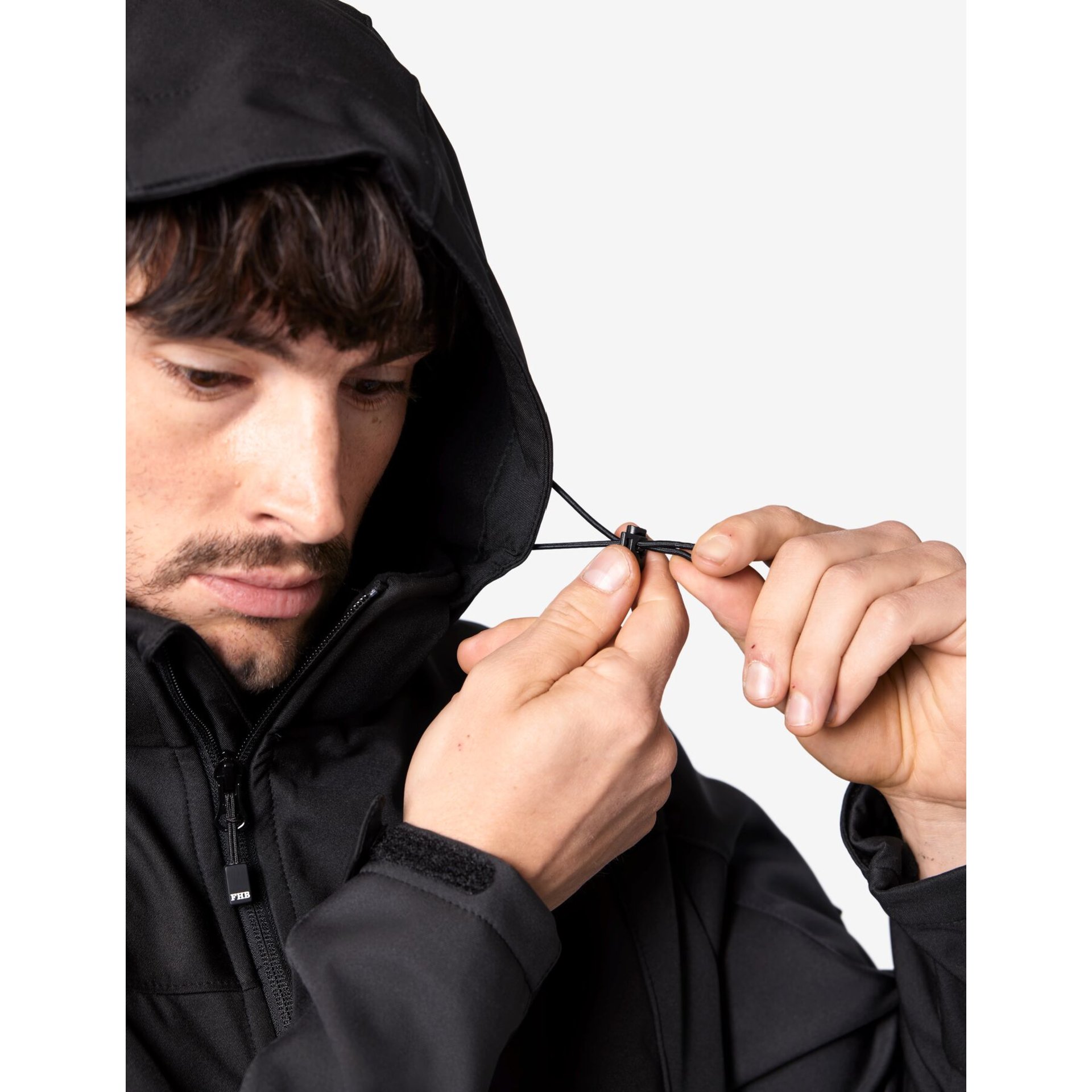 JANNIK Softshell-Jacke anthrazit-schwarz XS
