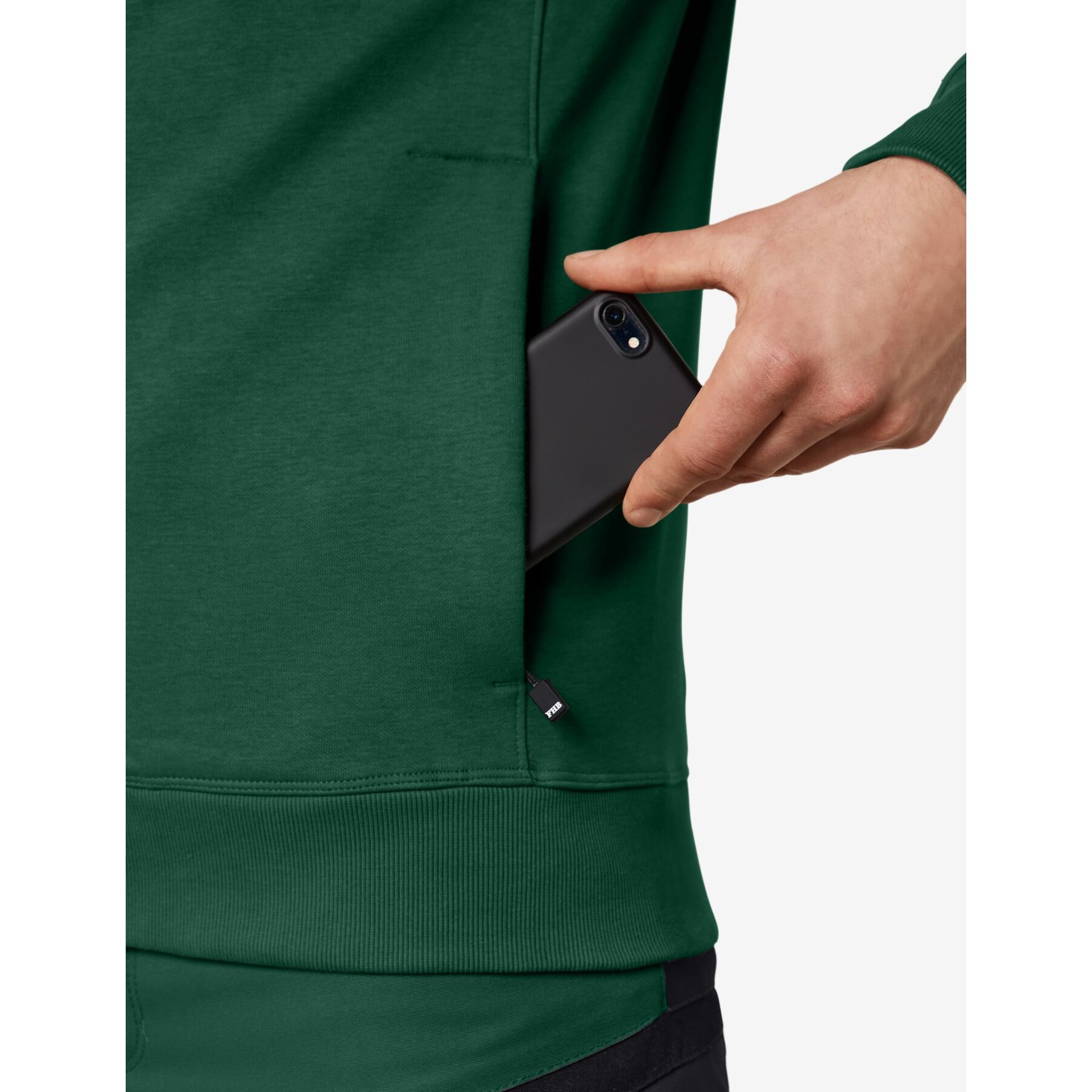 QUENTIN Hoodie-Jacke unisex grün M