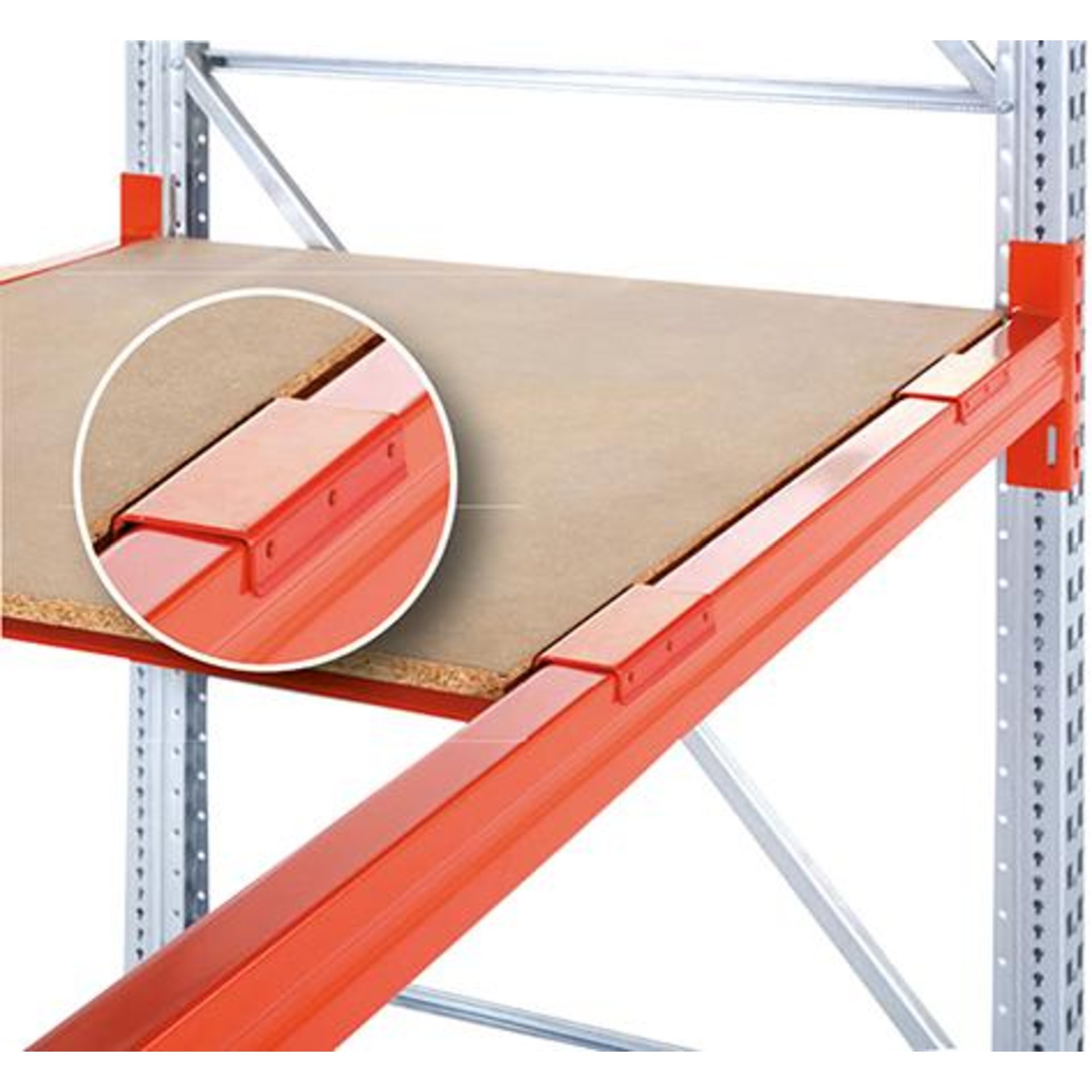 Spanplattenboden B2700xT1100xH39 mm mit Tiefenauflage Meta MULTIPAL