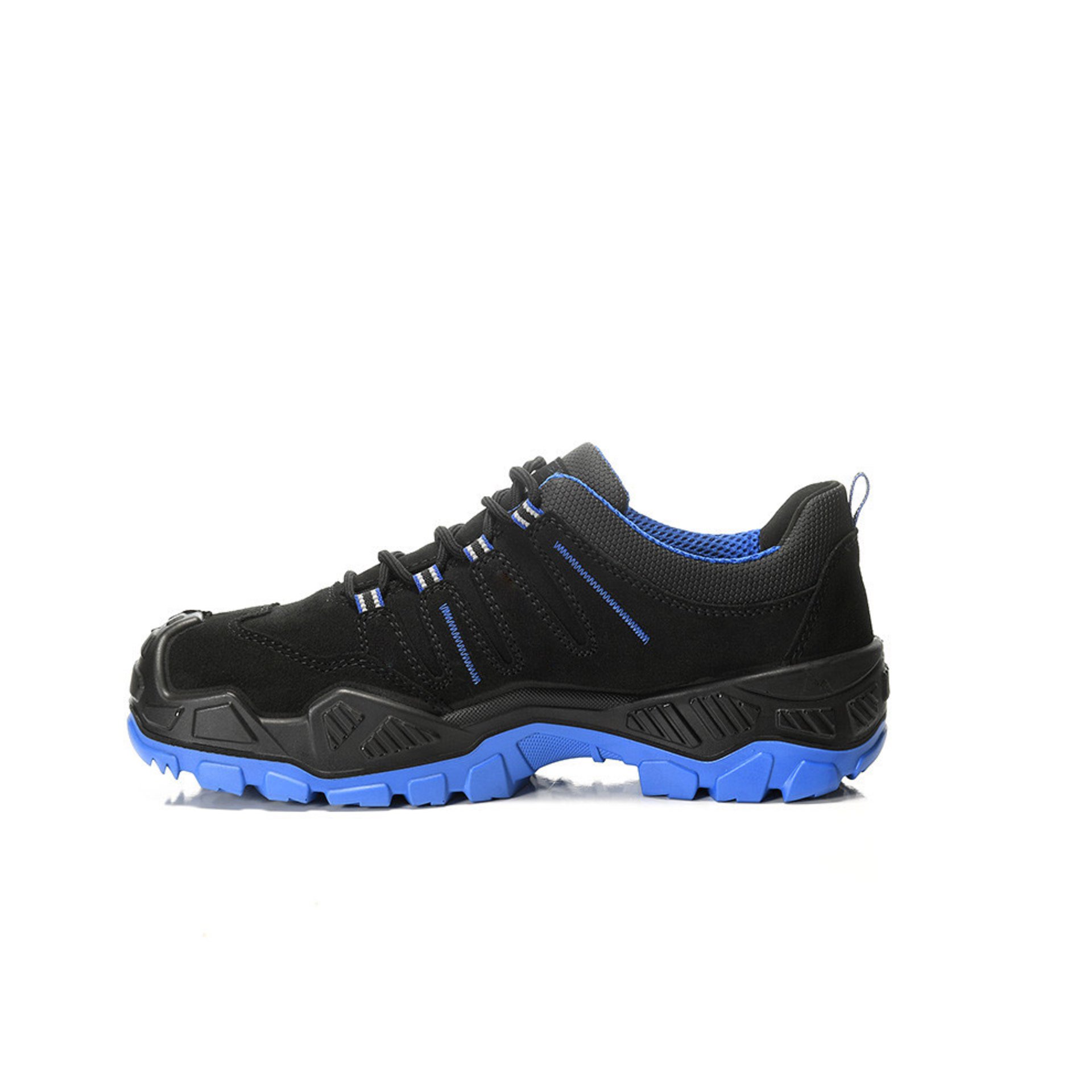 Sicherheitshalbschuh QUENTIN black-blue Low ESD S3S, Gr. 42
