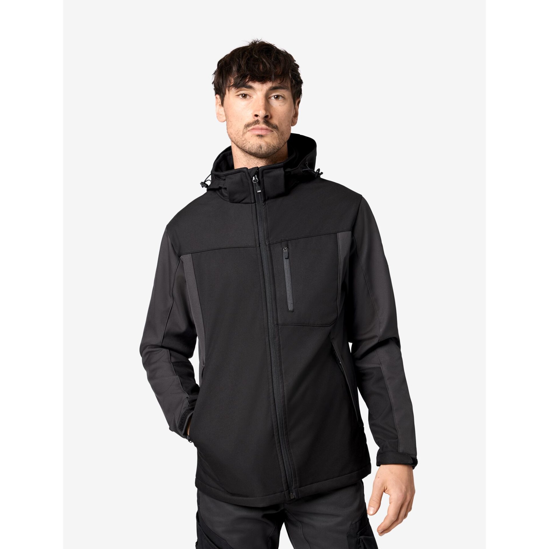 JANNIK Softshell-Jacke anthrazit-schwarz XS