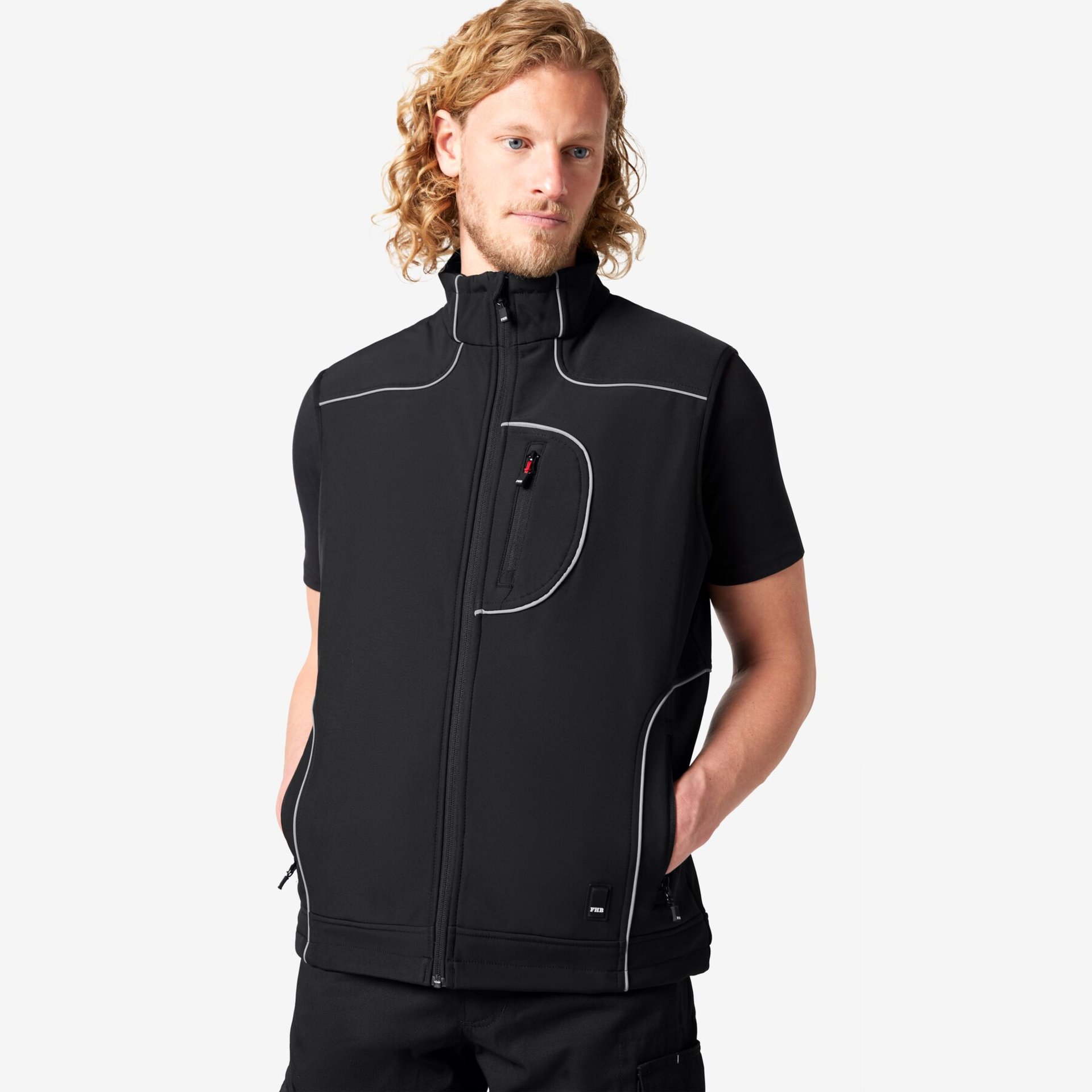 MARTIN Softshell-Weste schwarz 3XL