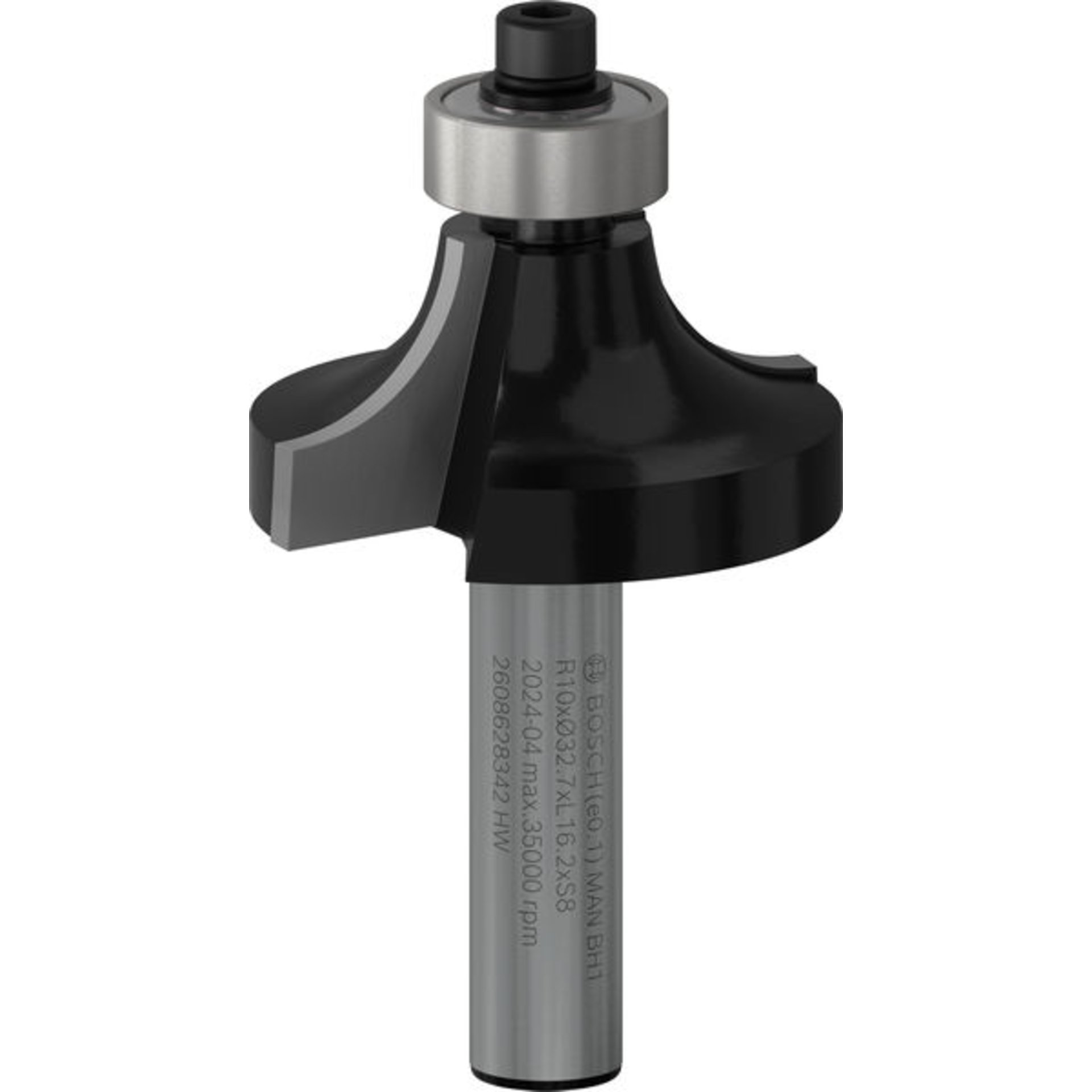 PRO Abrundfräser, R 10, Schaft 8 mm