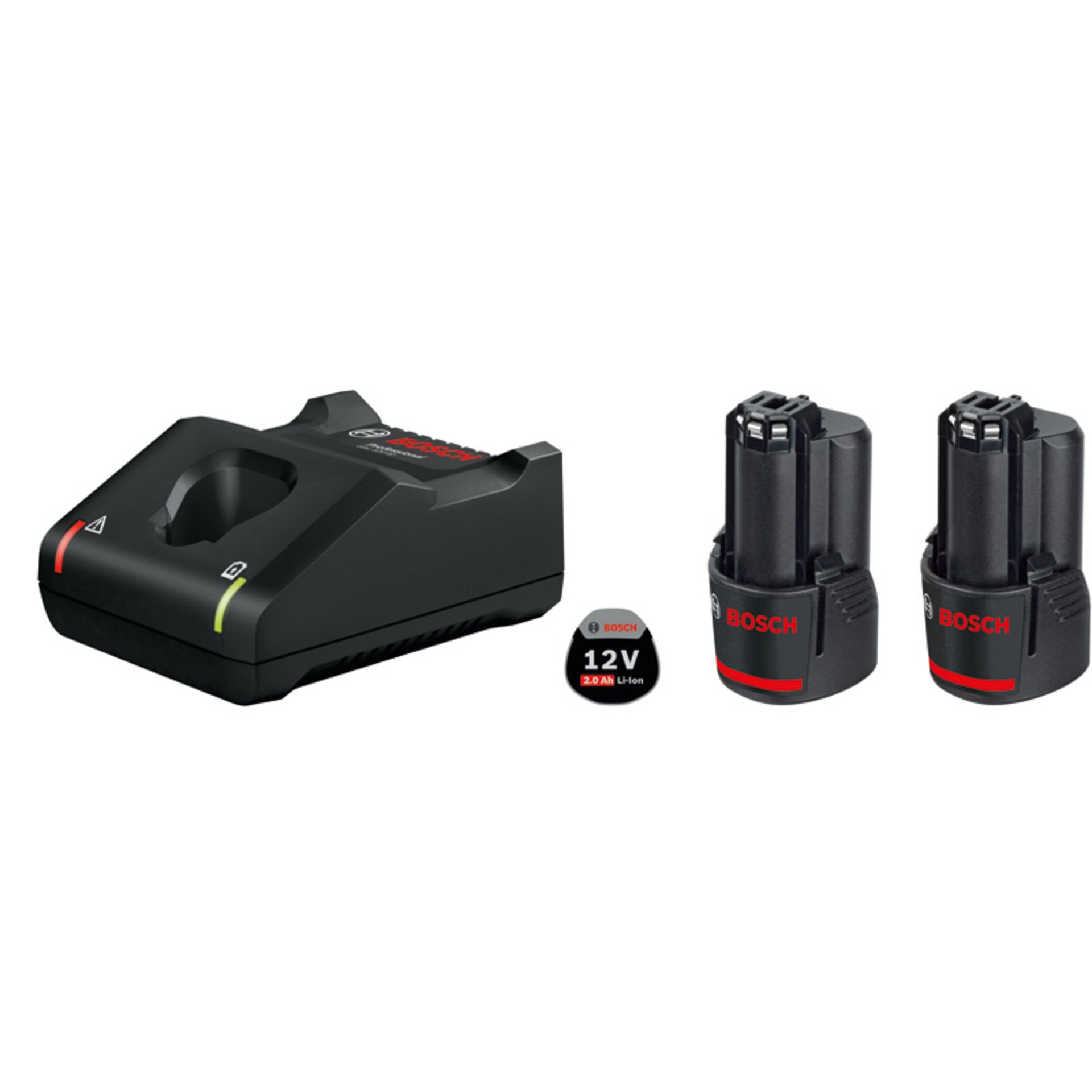 Starter-Set 2 x GBA 12V 2.0Ah + GAL 12V-40