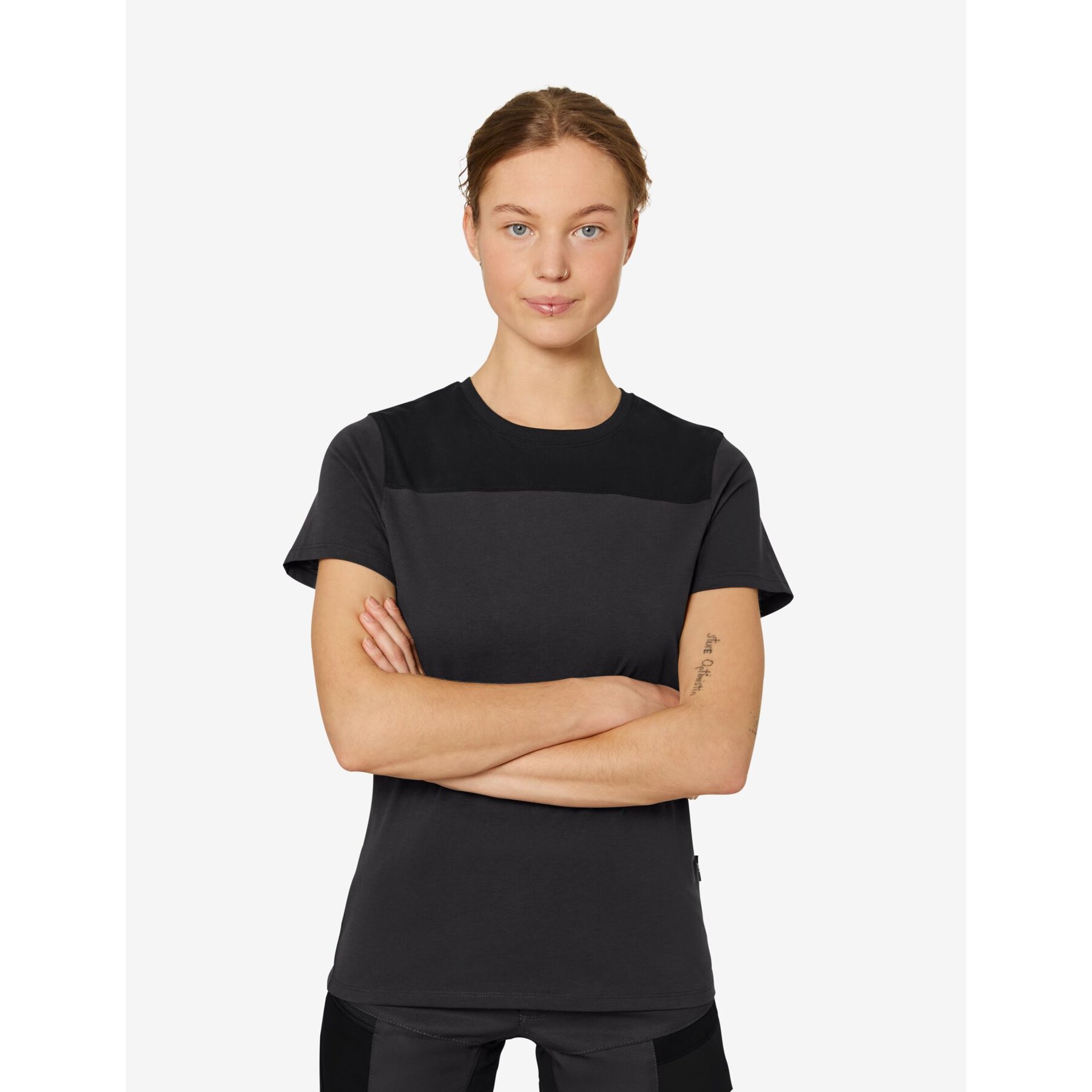 KIRA T-Shirt Damen anthrazit-schwarz XL