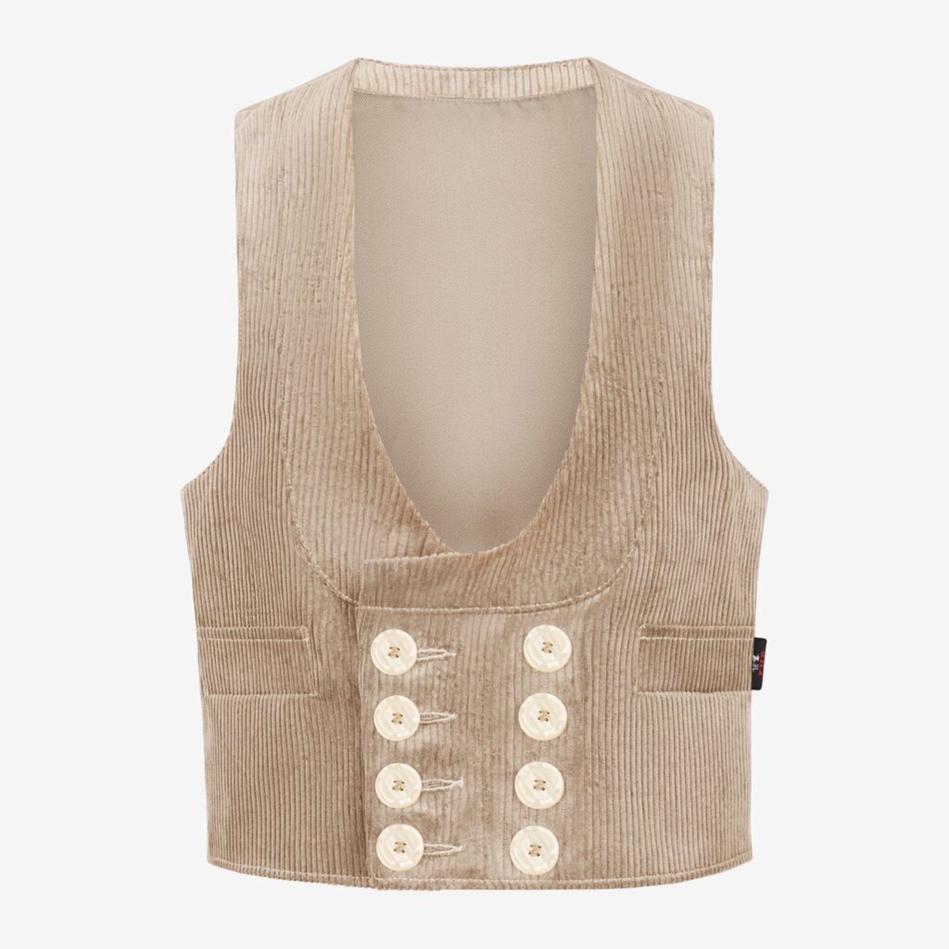HEINER Zunftweste Trenkercord beige 88