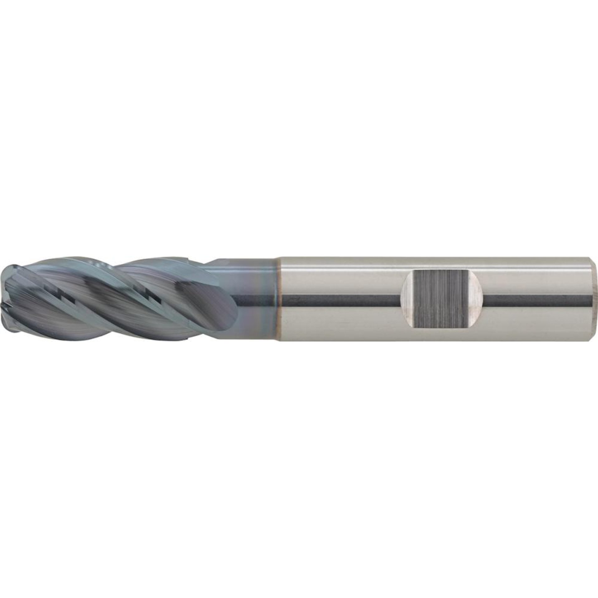 Torusfräser VHM HPC TiAlN INOX Z4 Schaft HB 35/38 Grad Werksnorm 12mm ER0,5mm FORMAT